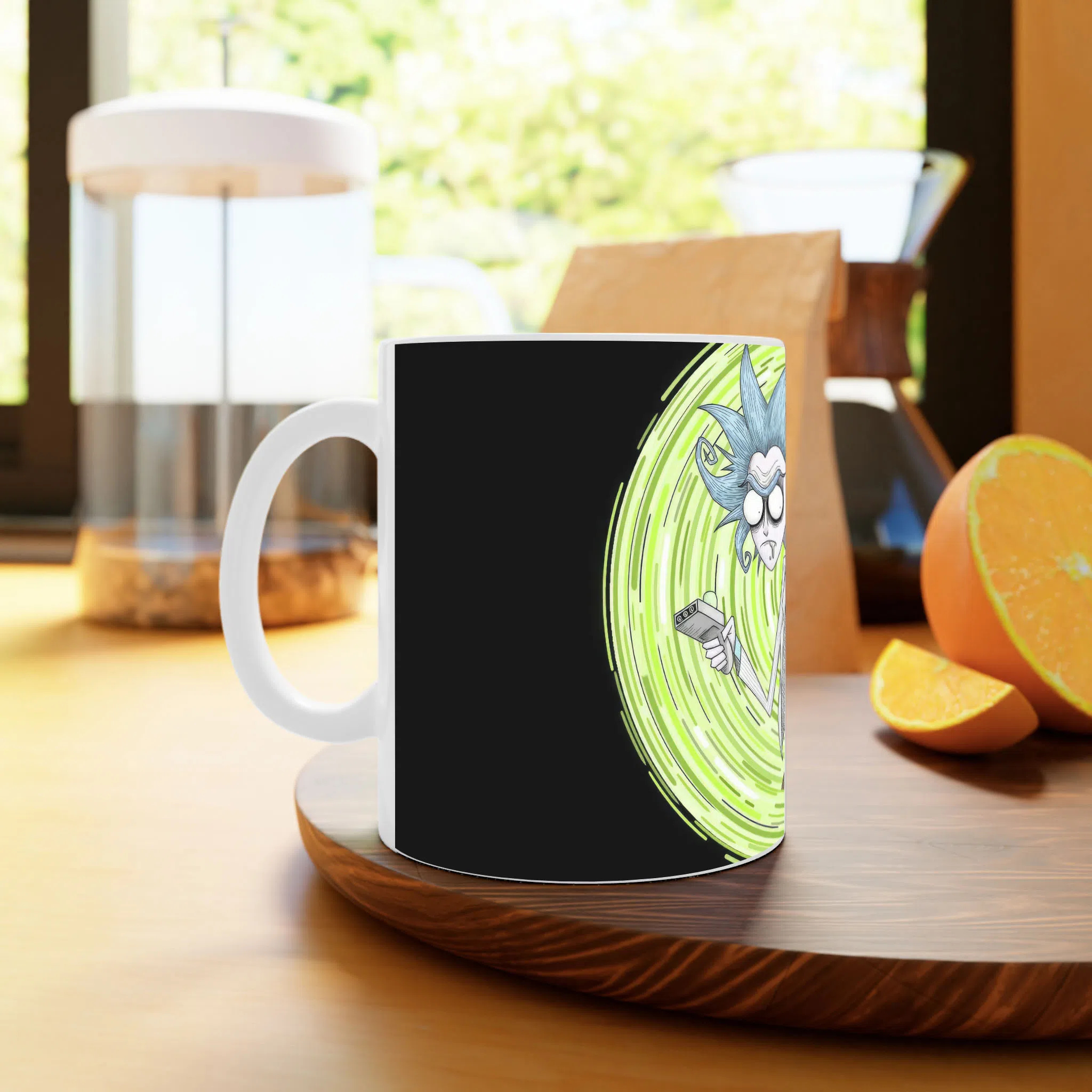 ماگ لیمینات طرح سریال ریک و مورتی Rick and Morty کد NM4915 — تصویر 3
