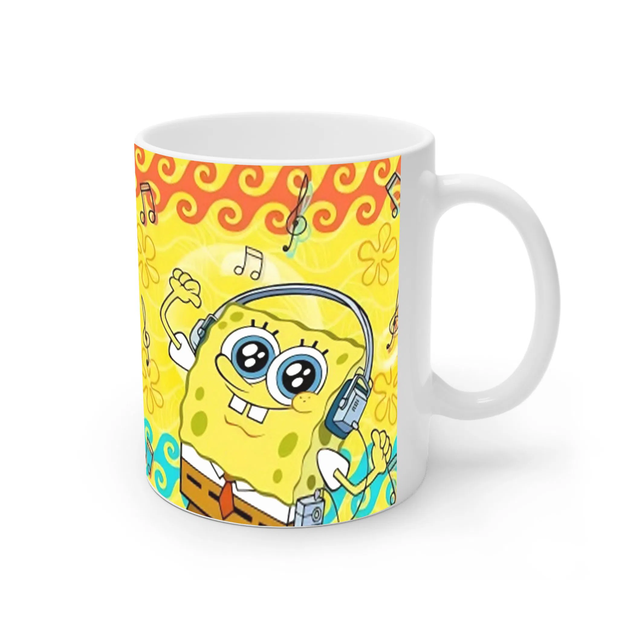 ماگ لیمینات طرح باب اسفنجی SpongeBob کد NM13691 — تصویر 2