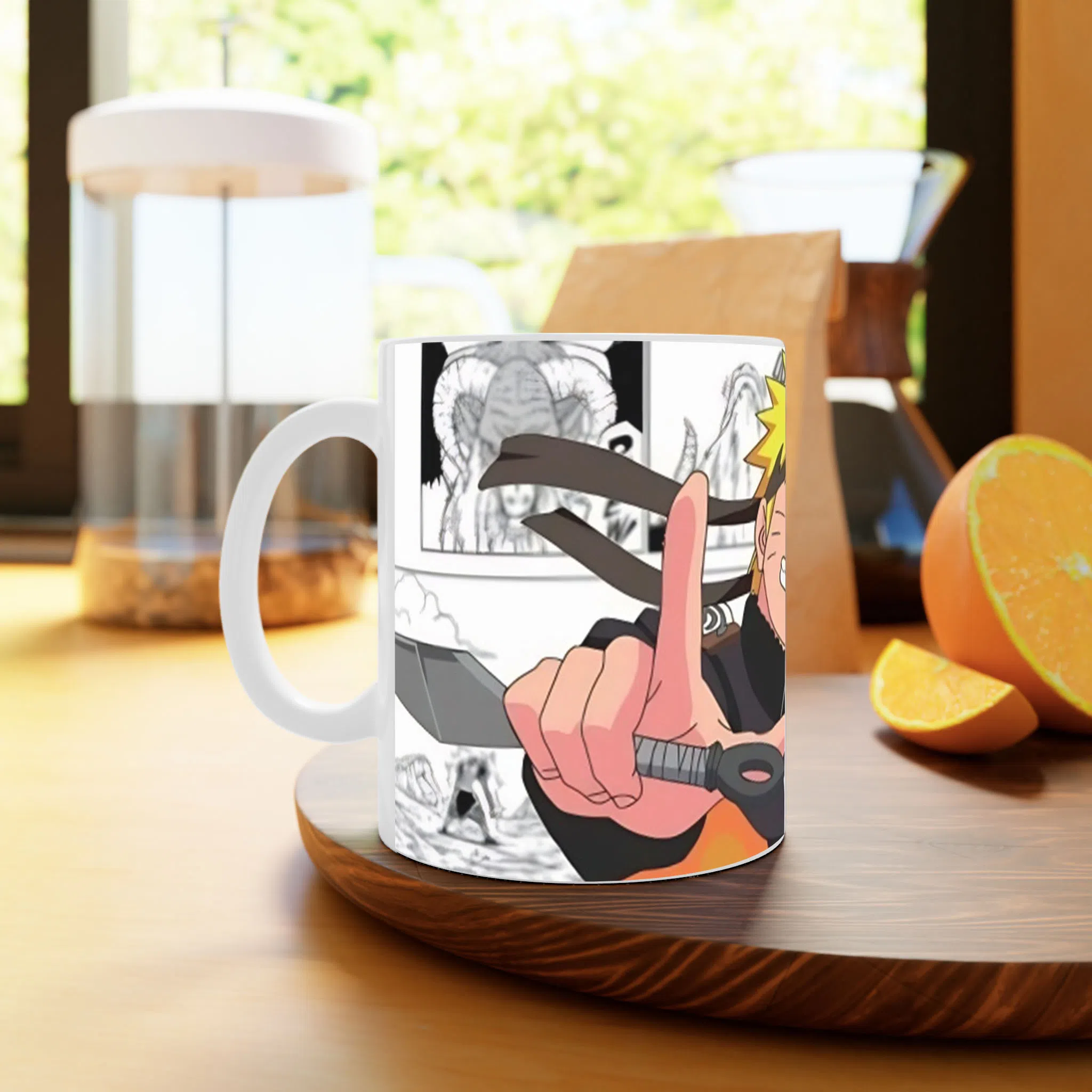ماگ لیمینات طرح انیمه ناروتو Naruto کد NM13464 — تصویر 3