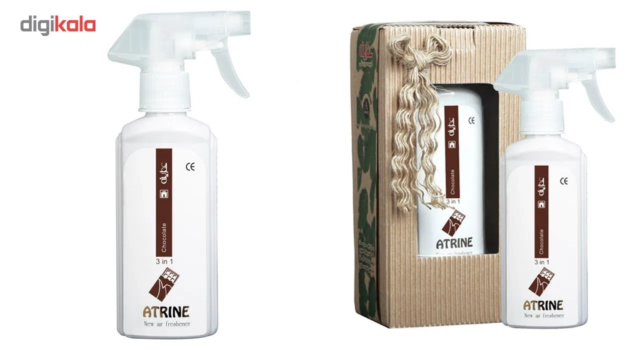 اسپری خوشبو کننده هوا عطرینه مدل Chocolate 3 in 1 حجم 250 میلی لیتر — تصویر 2