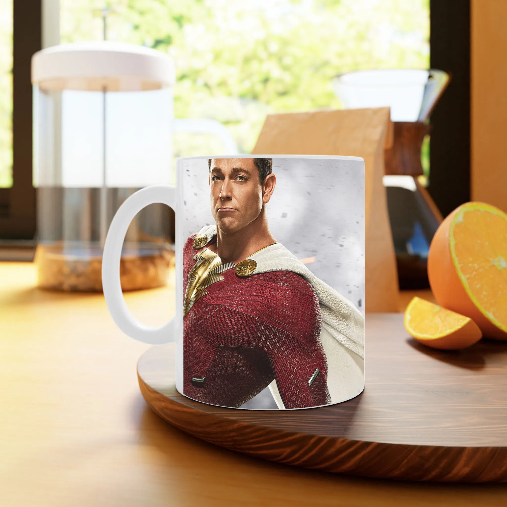 ماگ لیمینات طرح فیلم شزم Shazam کد NM12256 — تصویر 3