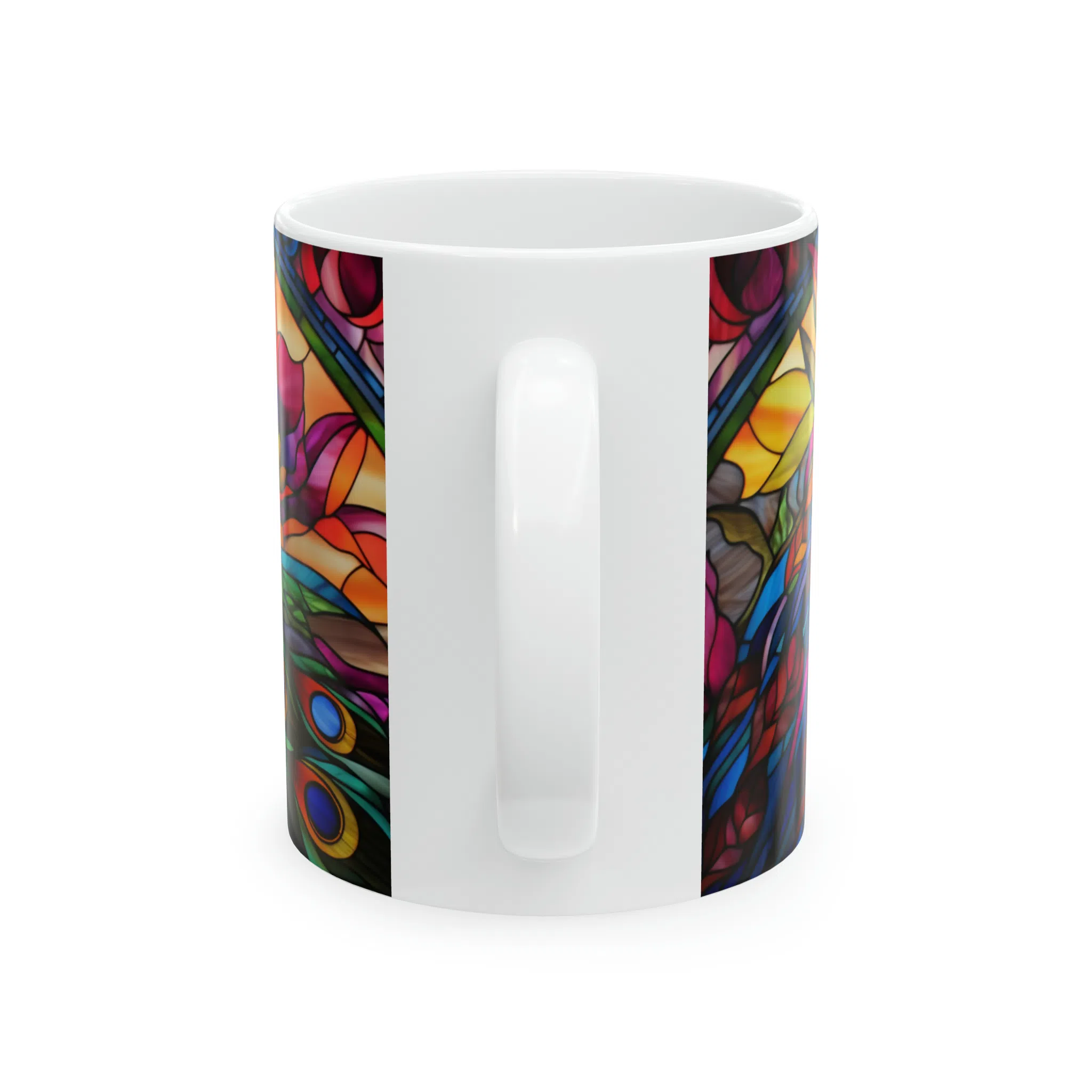 ماگ طرح سه بعدی طاووس زیبا مدل NM3011 — تصویر 2