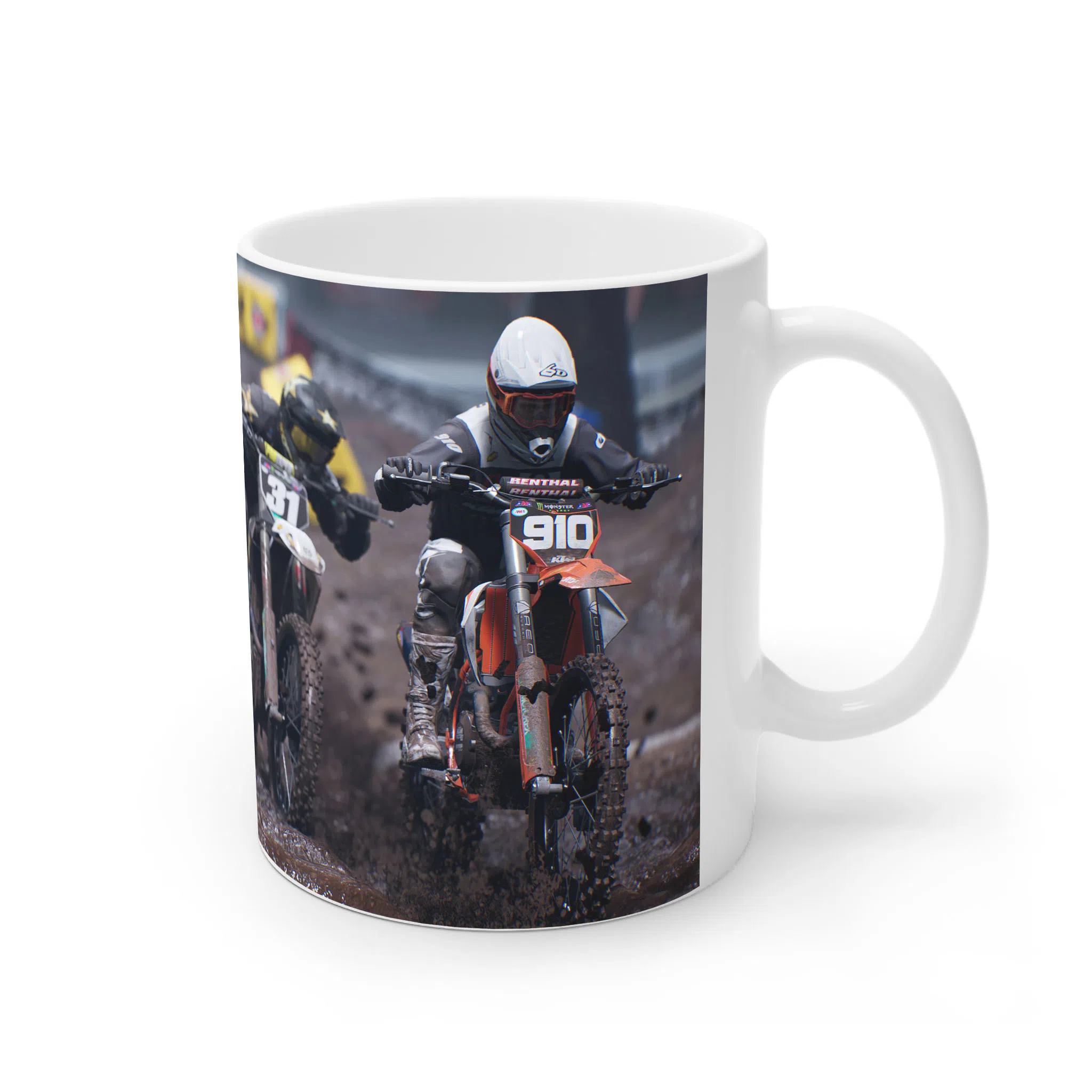 ماگ لیمینات طرح بازی Monster Energy Supercross Game کد NM8399 — تصویر 2