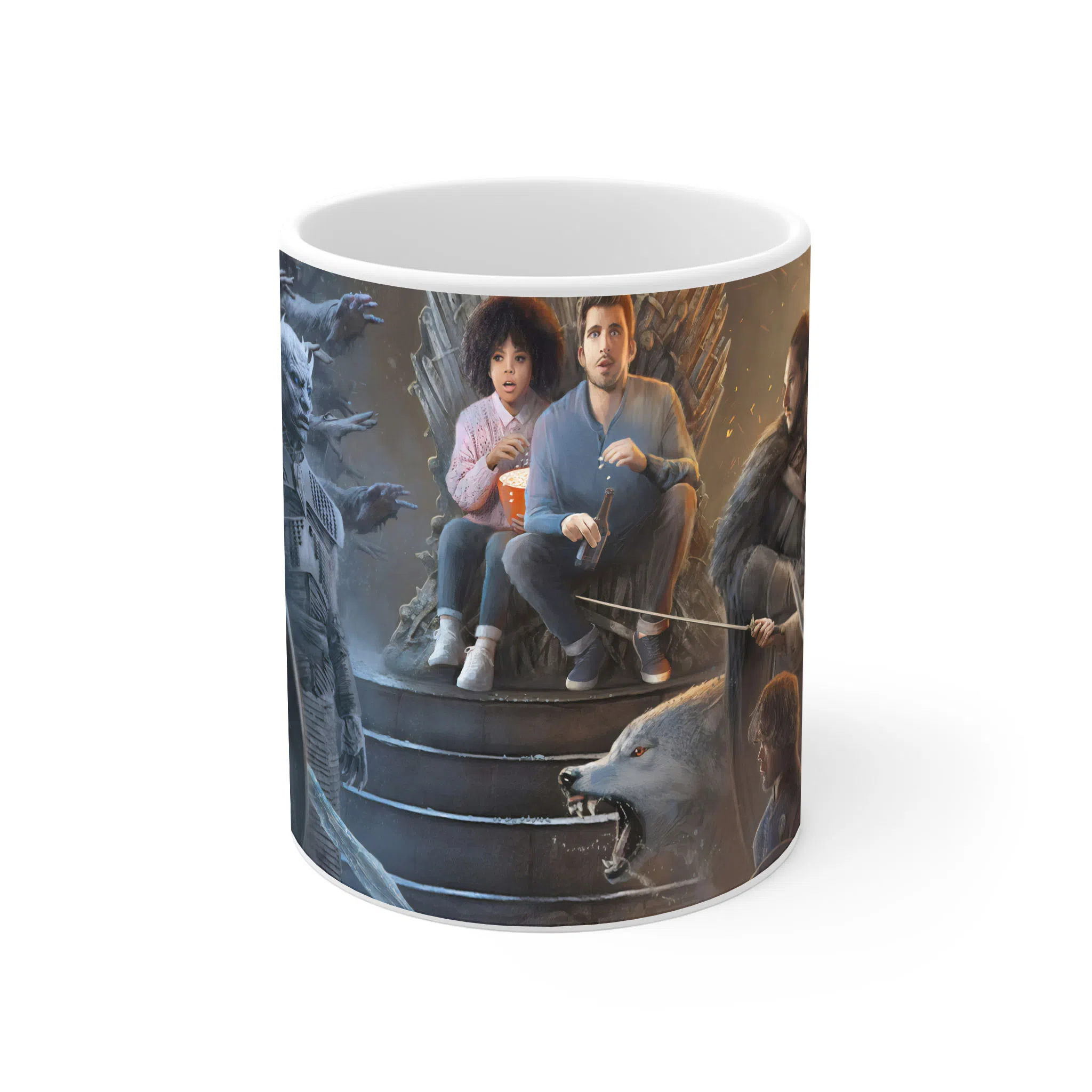 ماگ لیمینات طرح سریال بازی تاج و تخت Game of Thrones کد NM4150 — تصویر 2