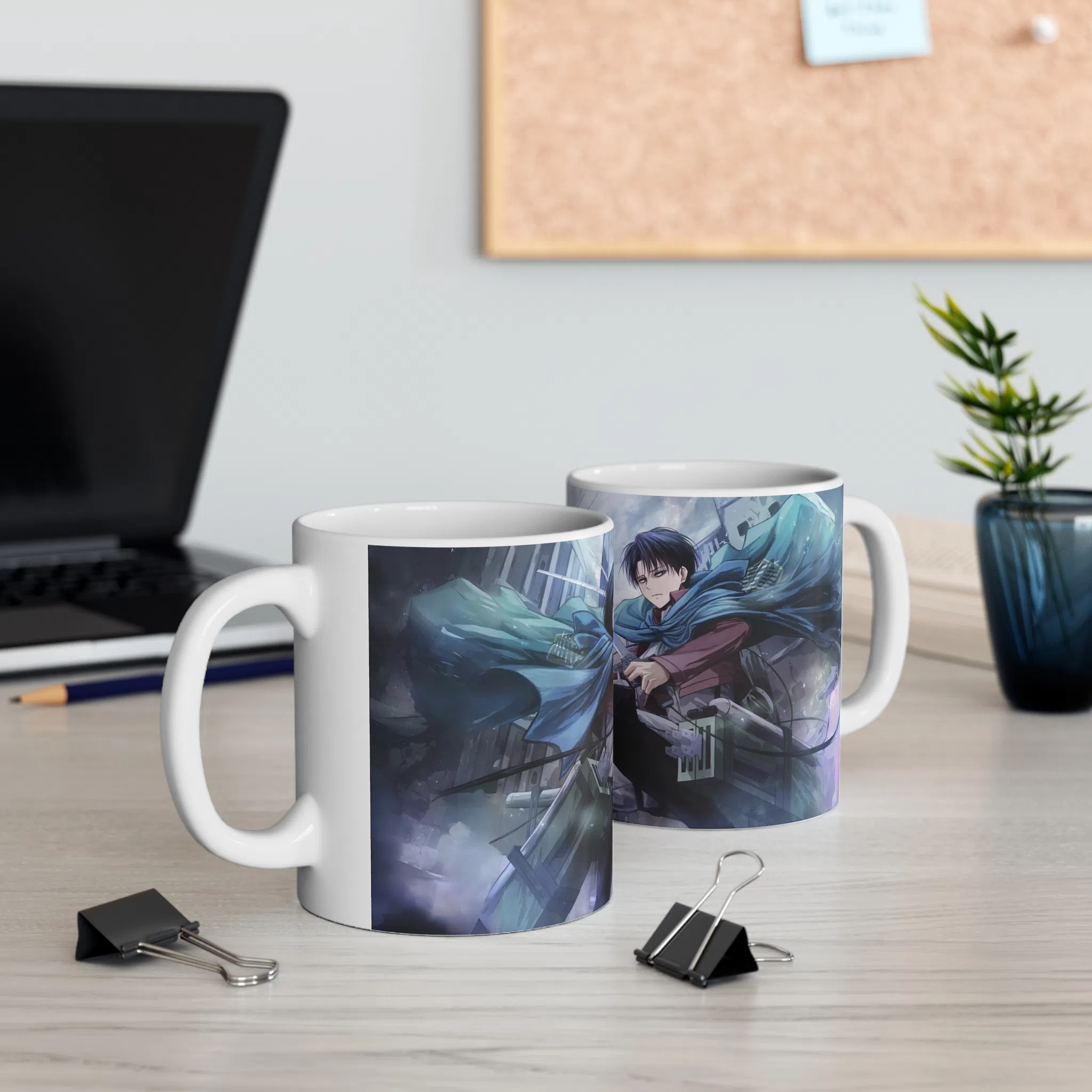 ماگ طرح انیمه اتک ان تایتان Attack on the Titan مدل NM2534 — تصویر 3