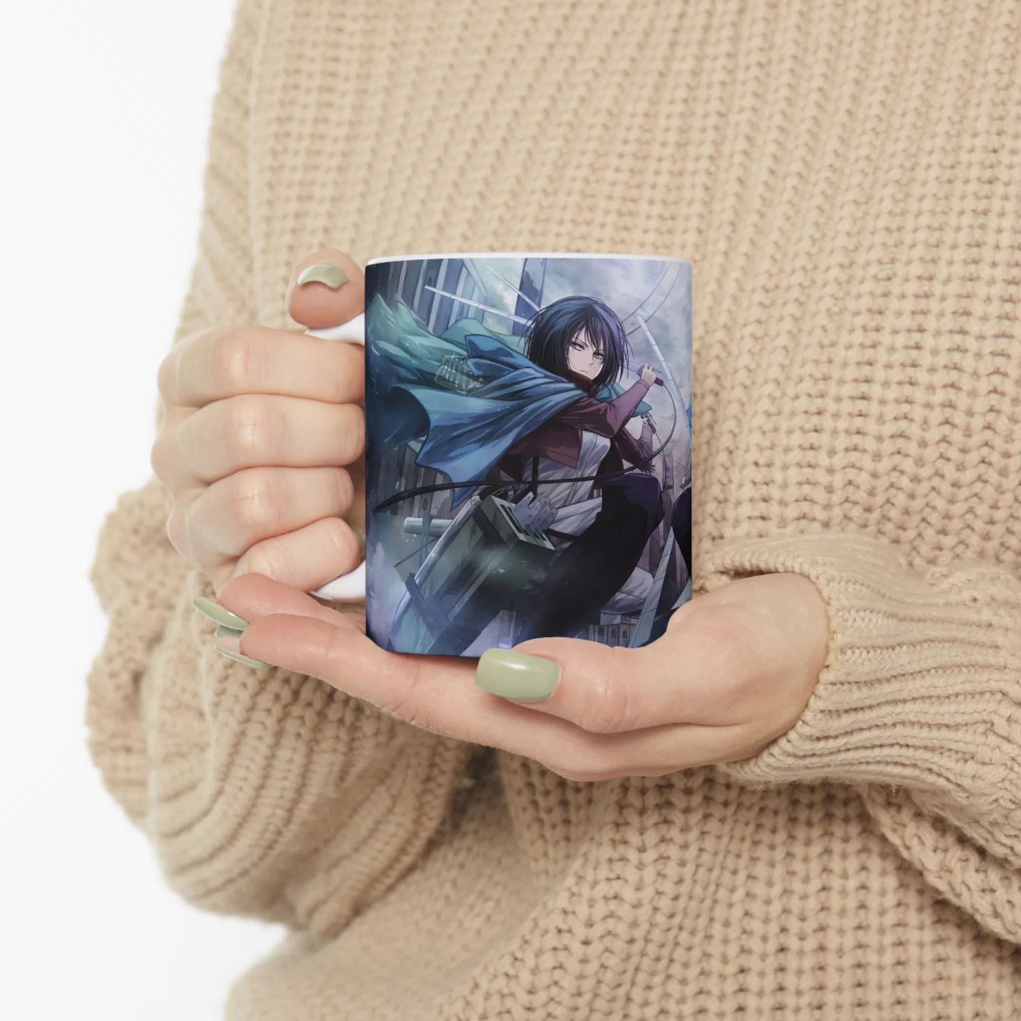ماگ طرح انیمه اتک ان تایتان Attack on the Titan مدل NM2534 — تصویر 5