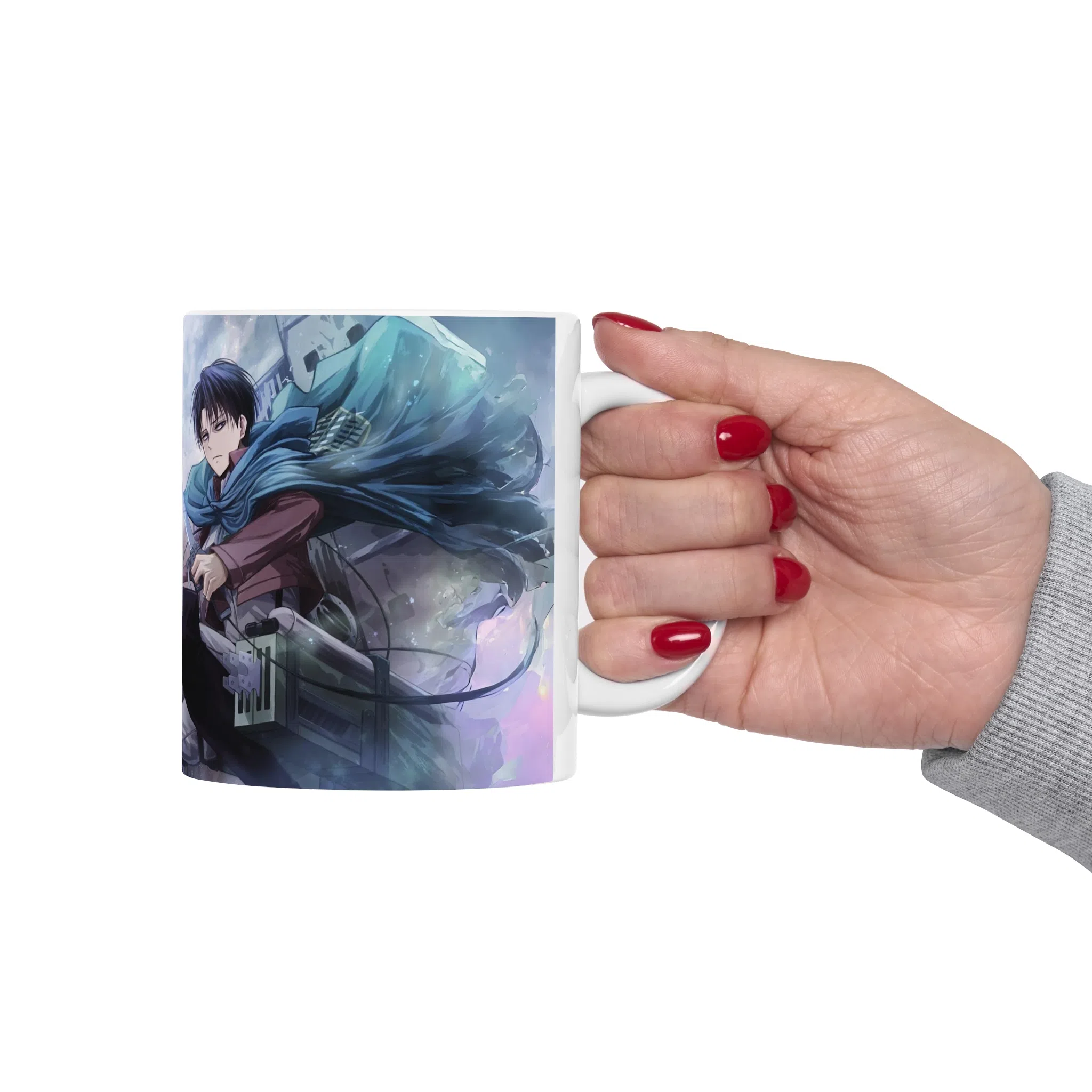 ماگ طرح انیمه اتک ان تایتان Attack on the Titan مدل NM2534 — تصویر 6