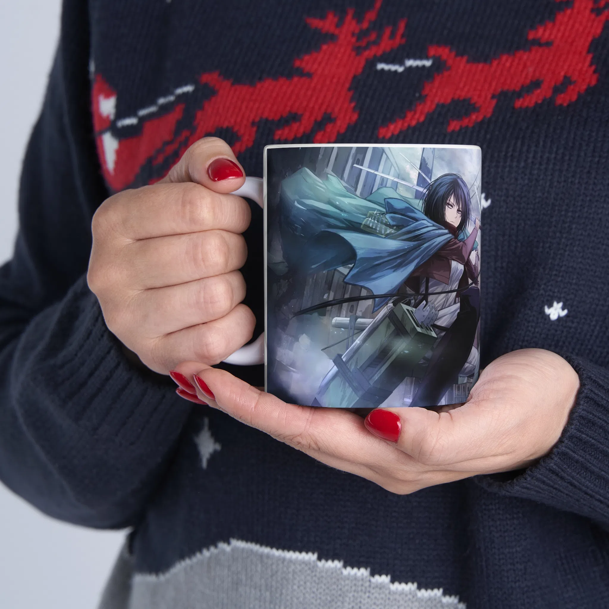 ماگ طرح انیمه اتک ان تایتان Attack on the Titan مدل NM2534 — تصویر 7