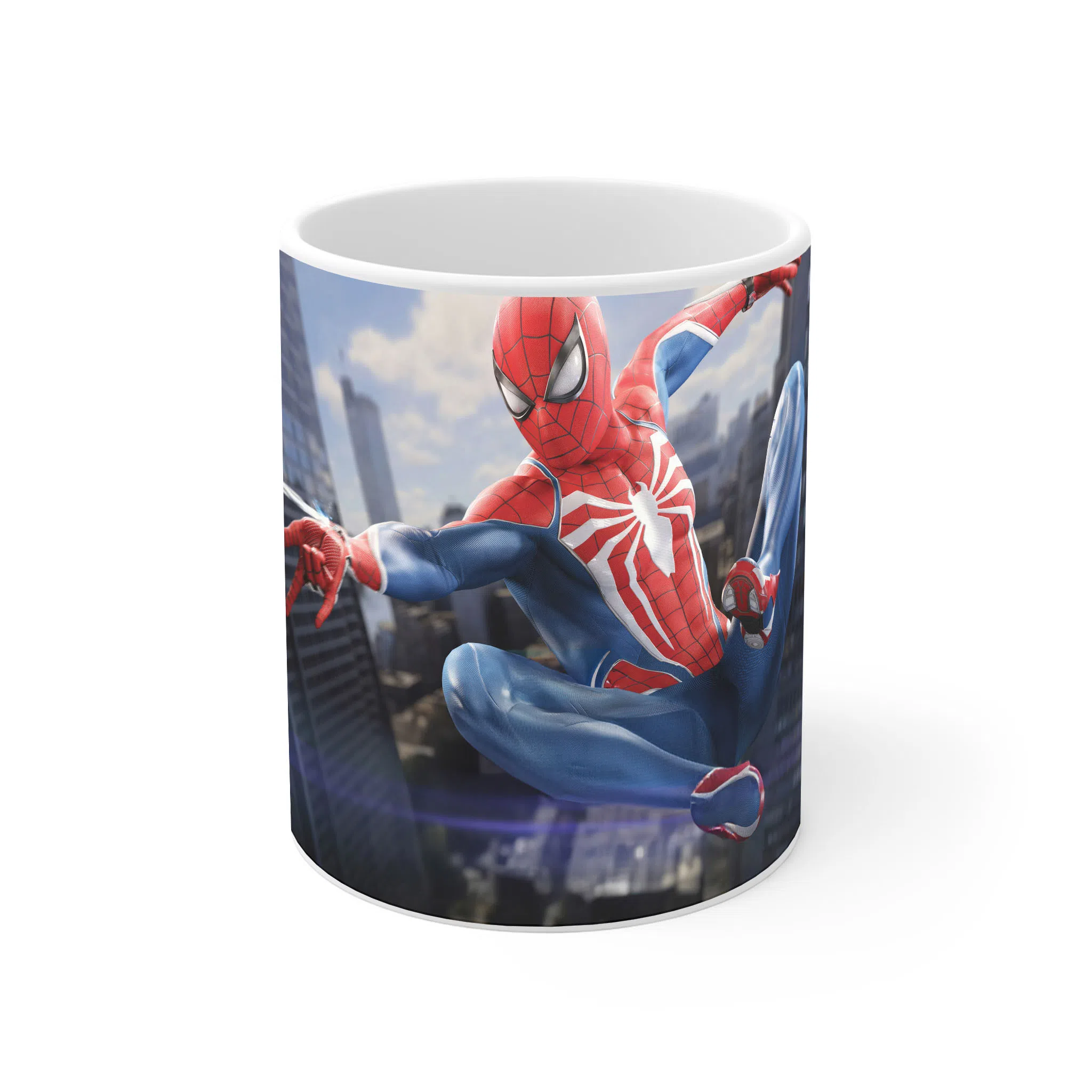 ماگ لیمینات طرح بازی اسپایدرمن مرد عنکبوتی Spider Man Game پیتر پارکر کد NM9623