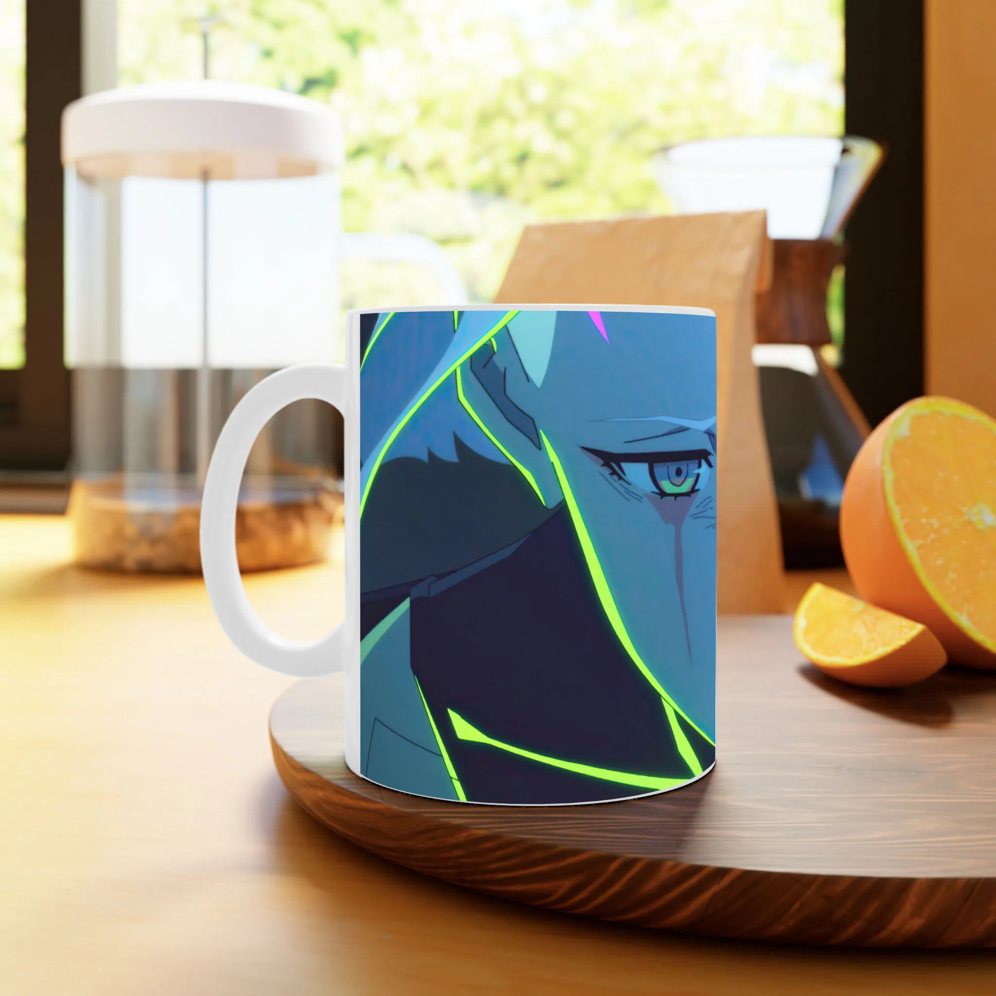 ماگ لیمینات طرح بازی سایبرپانک Cyberpunk 2077 Game کد NM6737 — تصویر 3