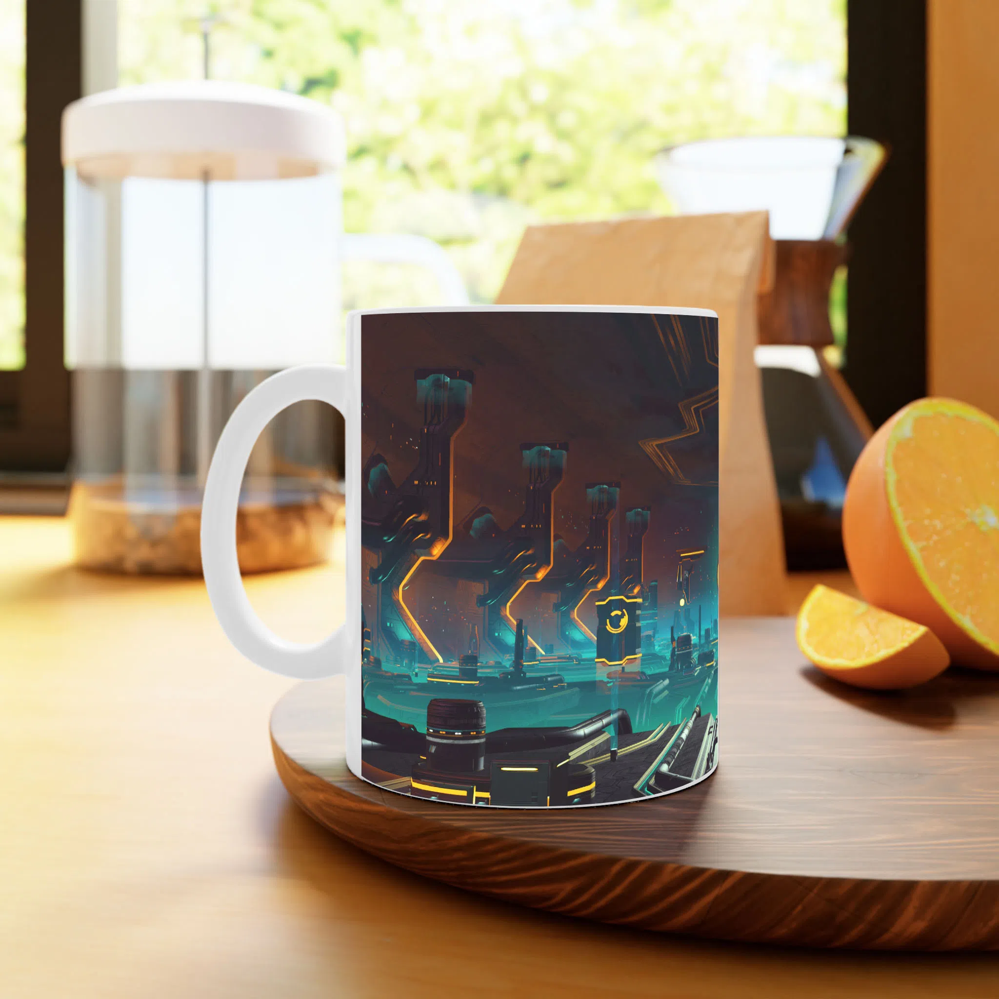 ماگ لیمینات طرح No Mans Sky Game کد NM8717 — تصویر 2