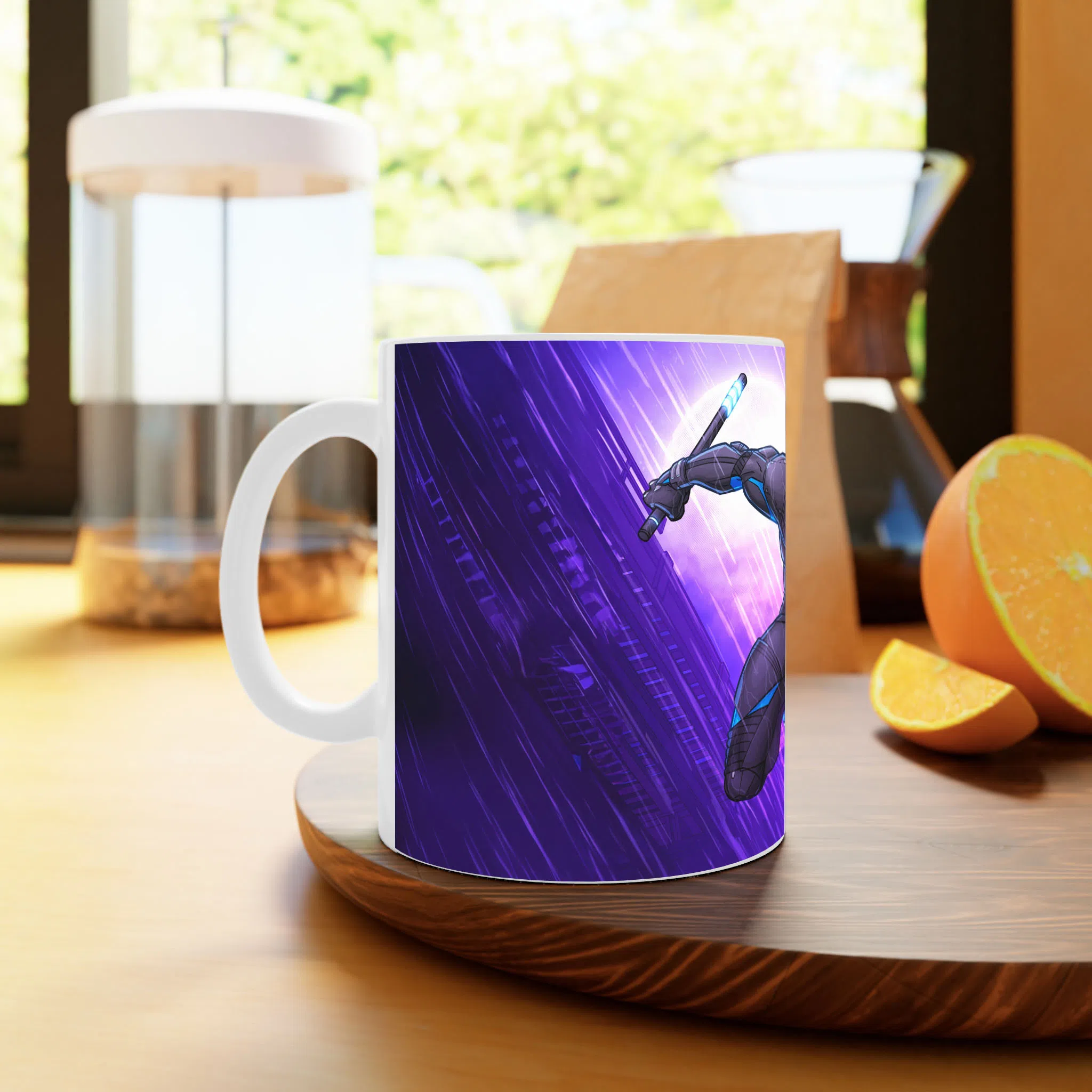 ماگ لیمینات طرح بازی Gotham Knights Game کد NM7889 — تصویر 3