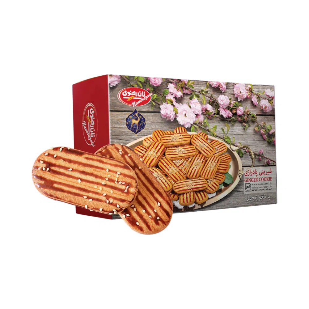 شیرینی پادرازی زنجبیلی نان رضوی 450 گرم