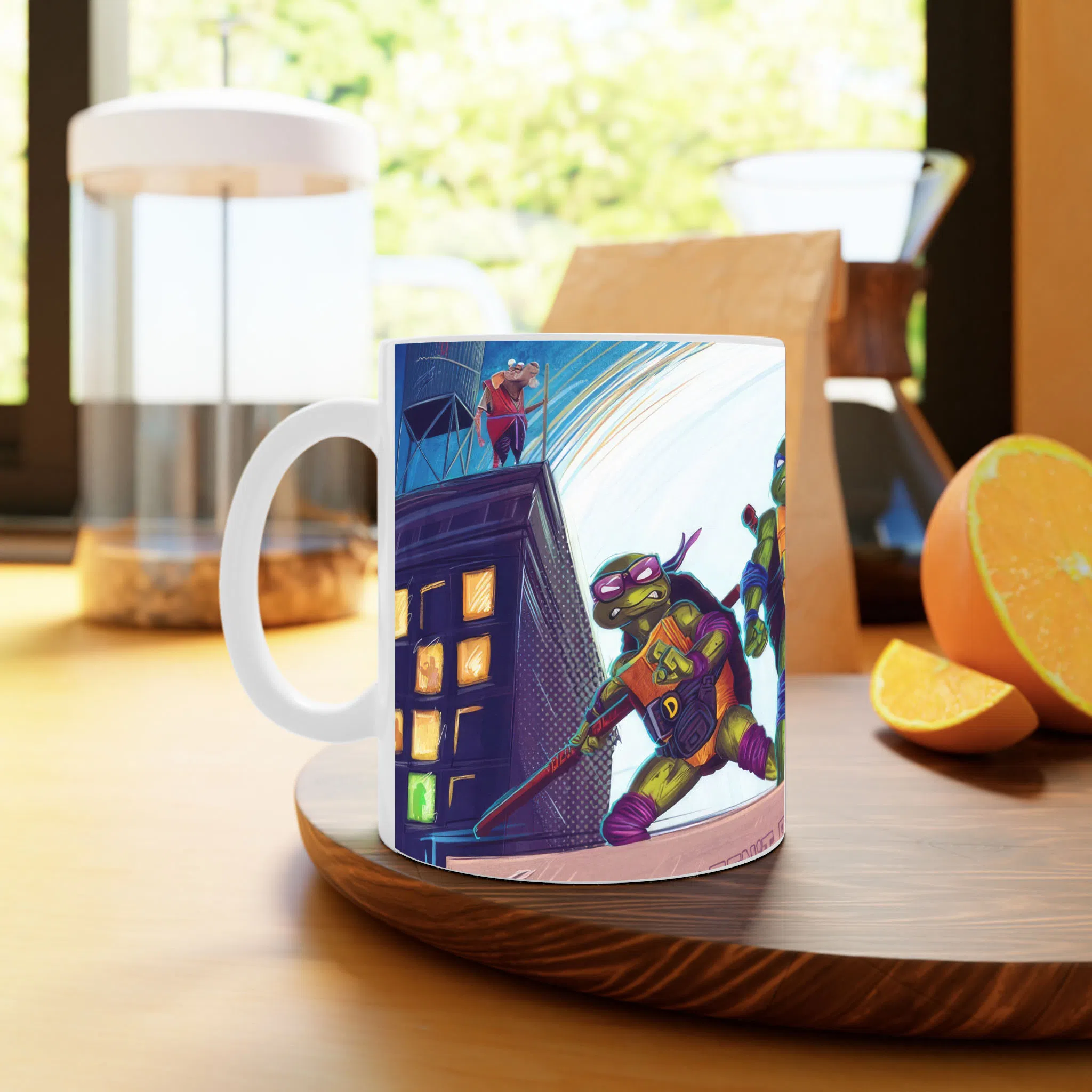 ماگ لیمینات طرح فیلم لاکپشت های نینجا Ninja Turtles کد NM12045 — تصویر 3