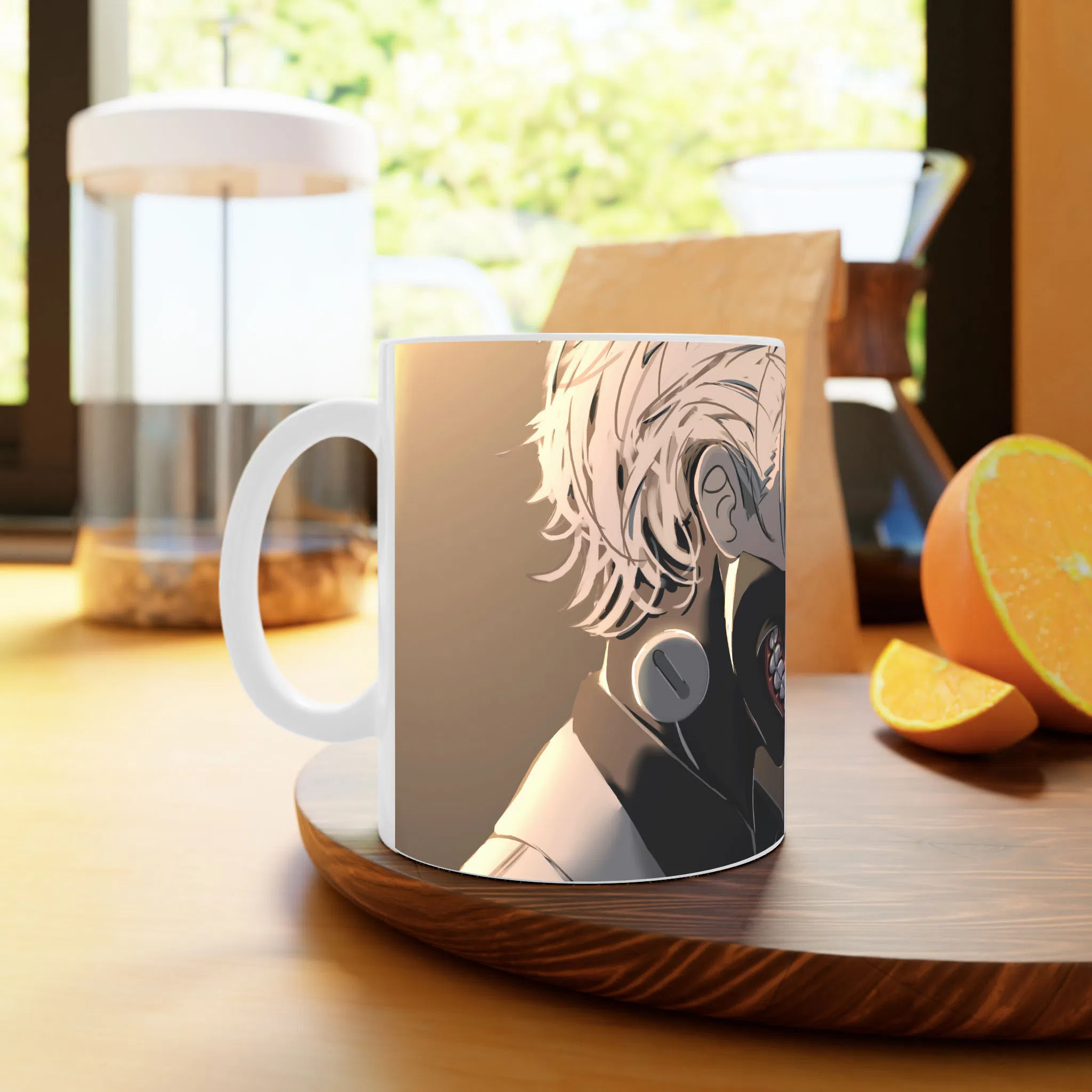 ماگ لیمینات طرح انیمه توکیو غول - Tokyo ghoul کد NM3533 — تصویر 3