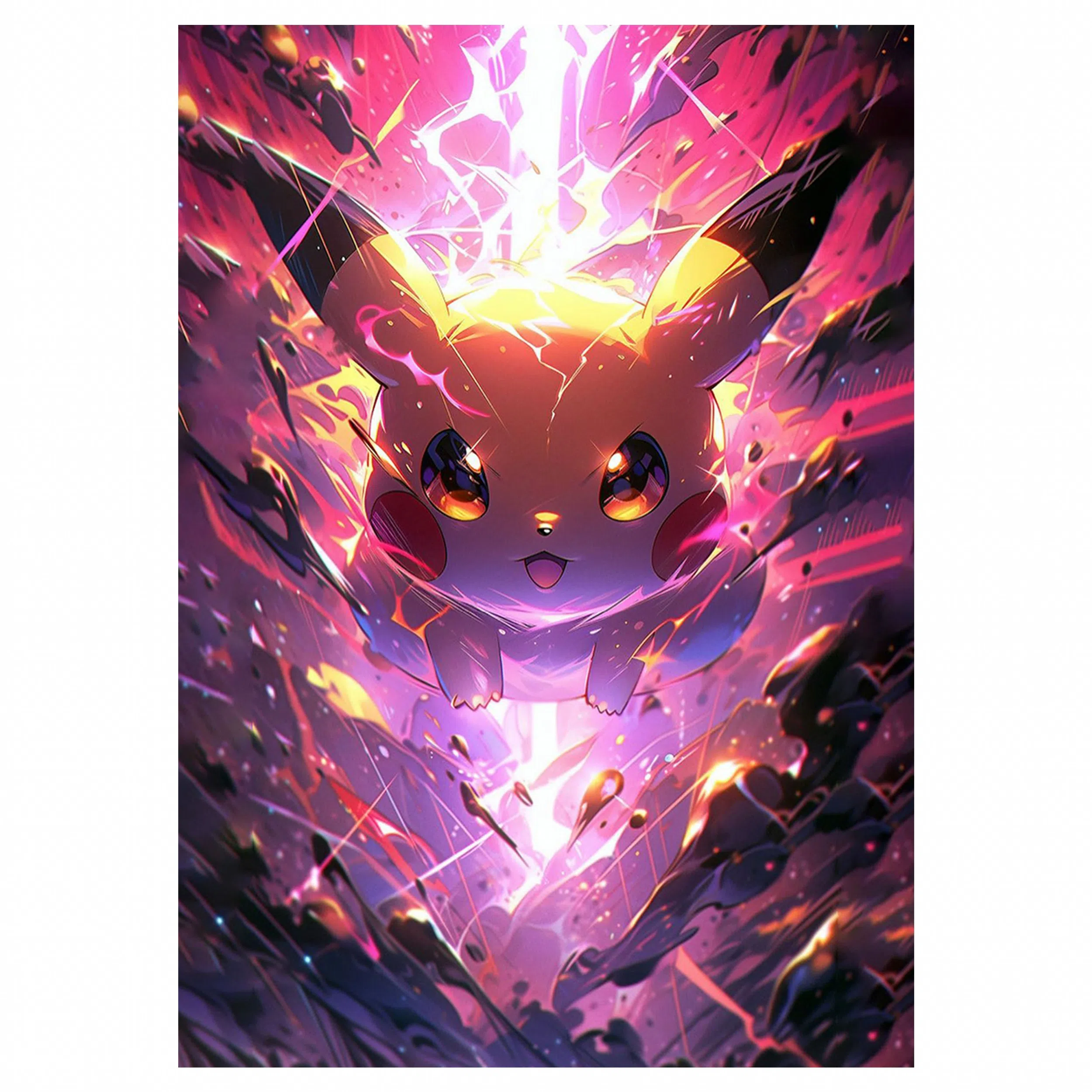 تابلو شاسی لیمینات طرح انیمه پوکمون Pokemon مدل NV1279