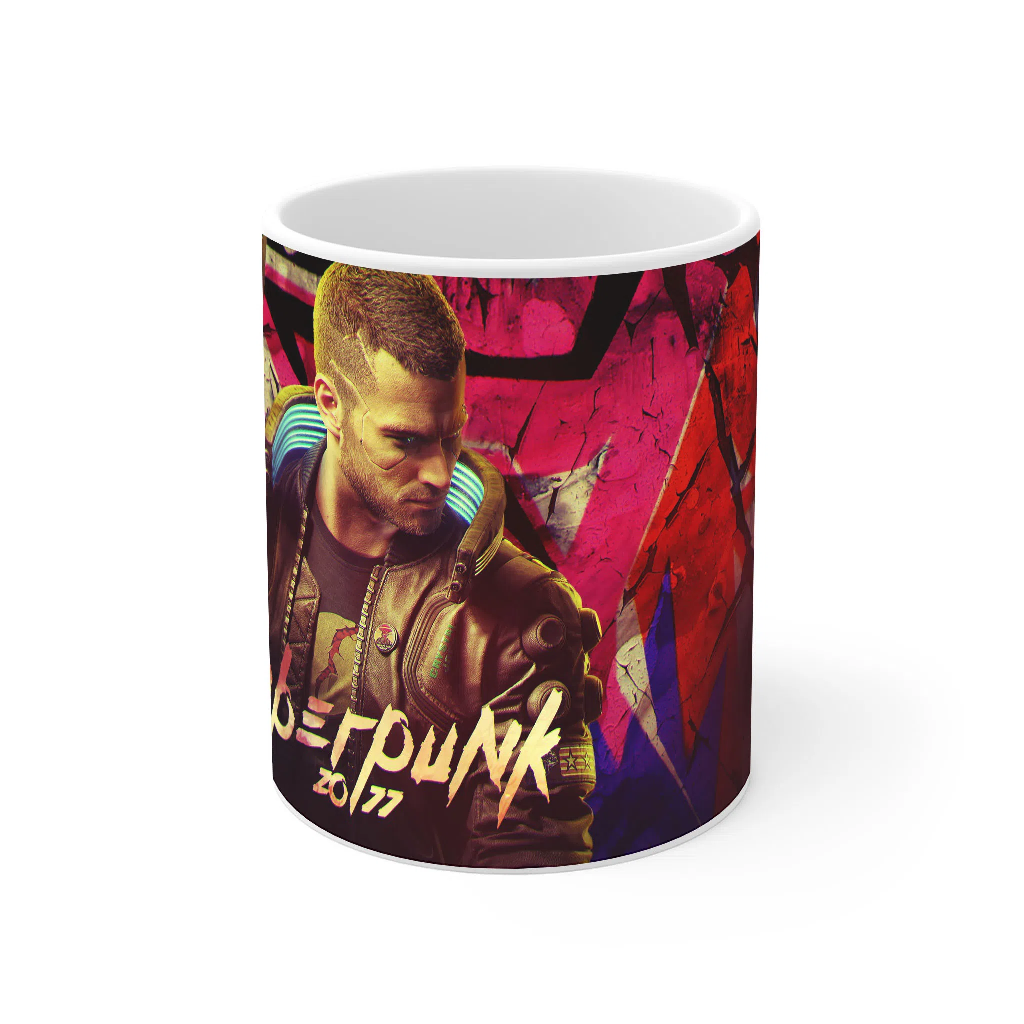 ماگ لیمینات طرح بازی سایبرپانک Cyberpunk 2077 Game کد NM6683 — تصویر 4