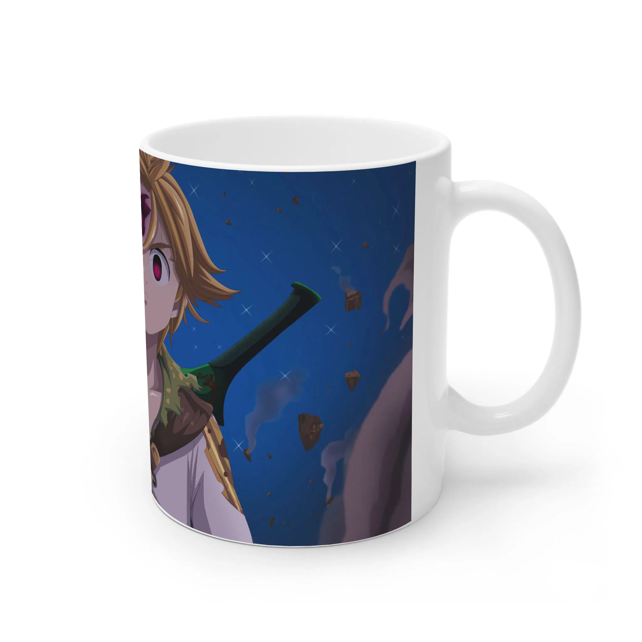 ماگ لیمینات طرح انیمه هفت گناه کبیره - Seven Deadly Sins کد NM3499 — تصویر 2
