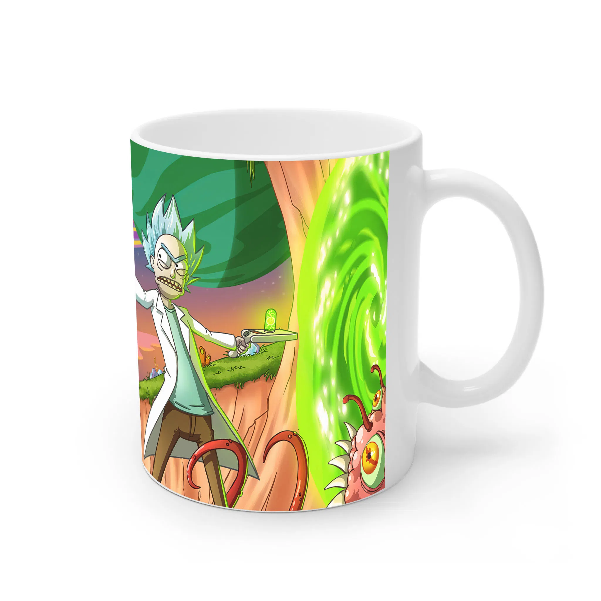 ماگ لیمینات طرح سریال ریک و مورتی Rick and Morty کد NM4925 — تصویر 2