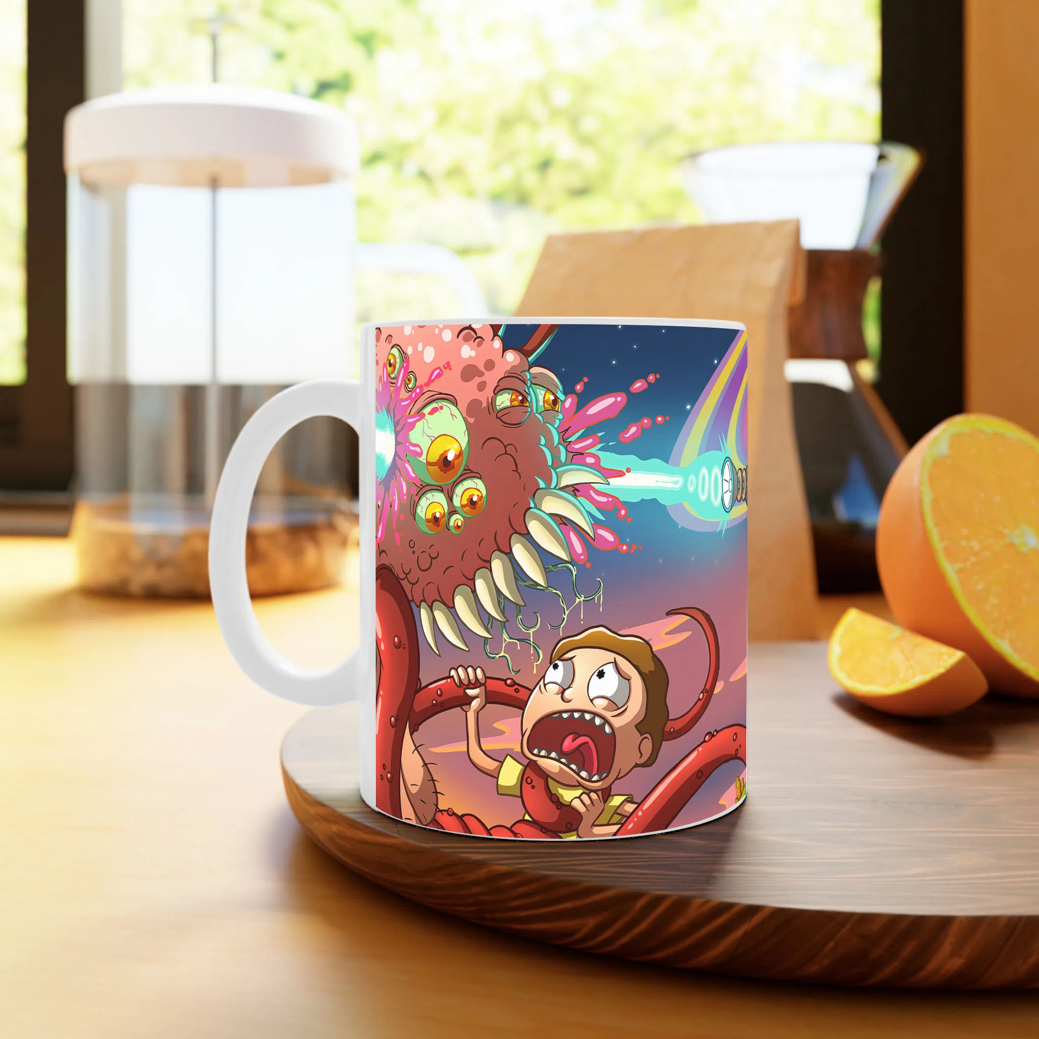 ماگ لیمینات طرح سریال ریک و مورتی Rick and Morty کد NM4925 — تصویر 3