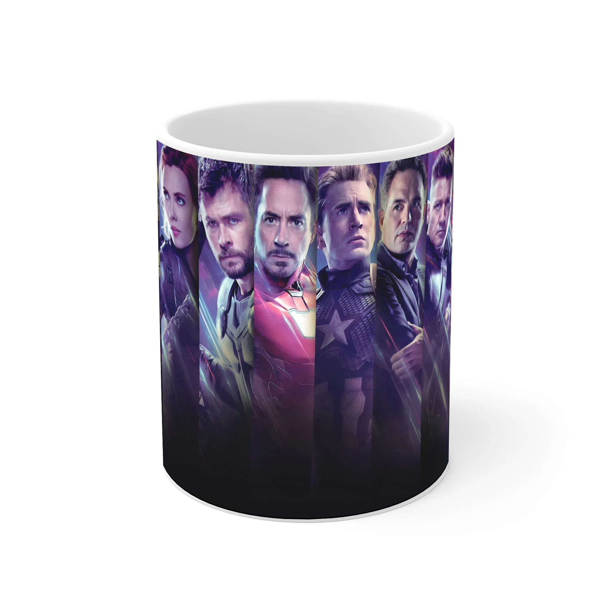 ماگ لیمینات طرح فیلم انتقام‌جویان Avengers قهرمانان نسخه Endgame کد NM10611