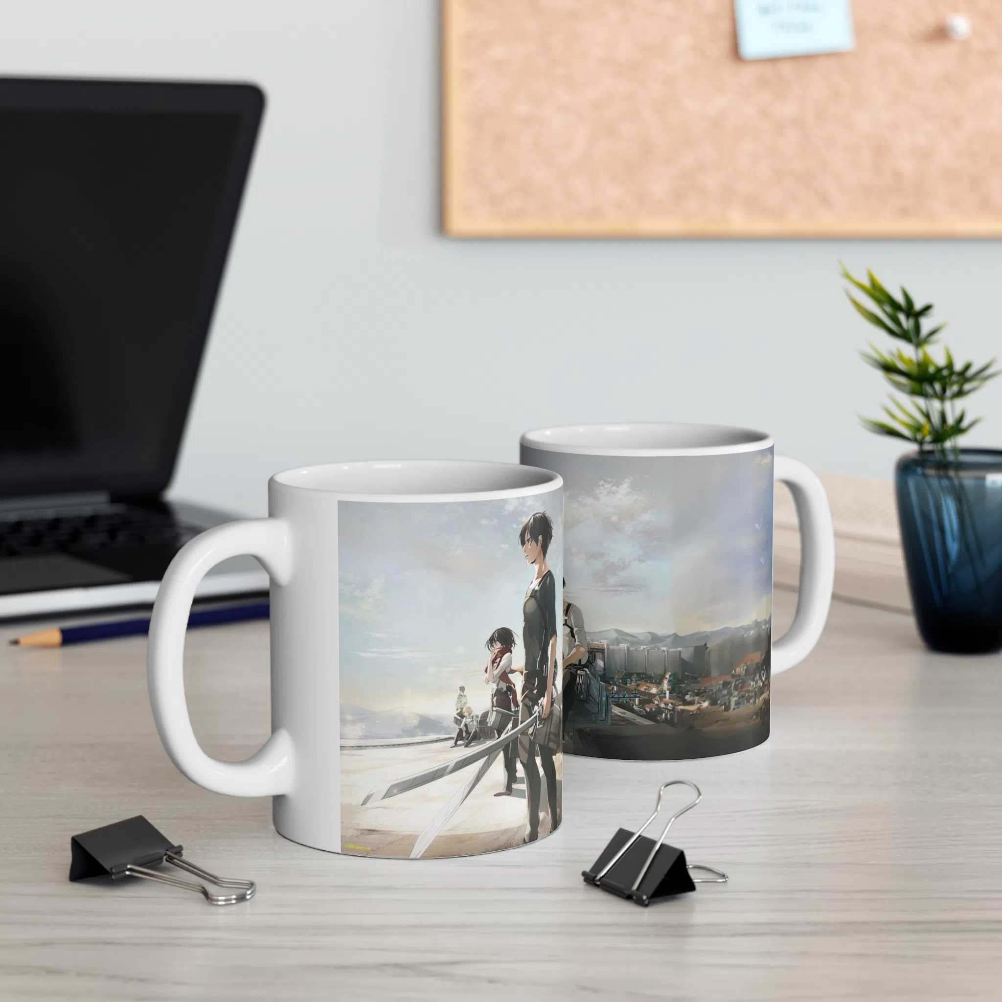 ماگ طرح انیمه اتک ان تایتان Attack on the Titan مدل NM2545 — تصویر 3