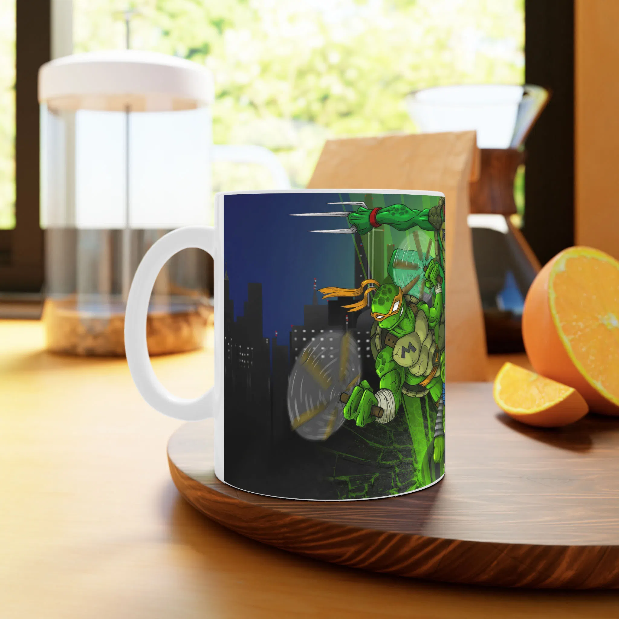 ماگ لیمینات طرح فیلم لاکپشت های نینجا Ninja Turtles کد NM12059 — تصویر 3