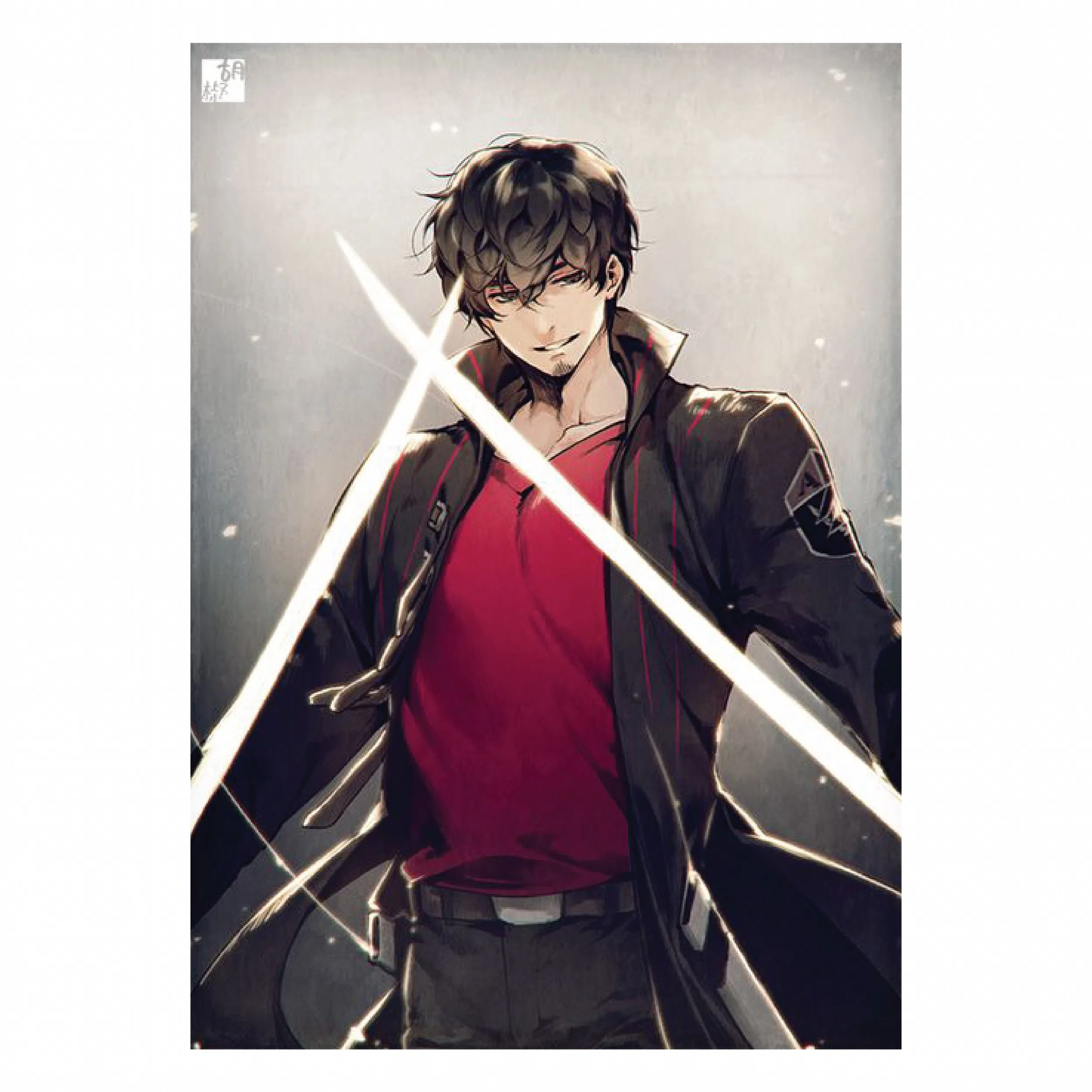 تابلو شاسی لیمینات طرح انیمه ماشه جهان World Trigger مدل NV1099