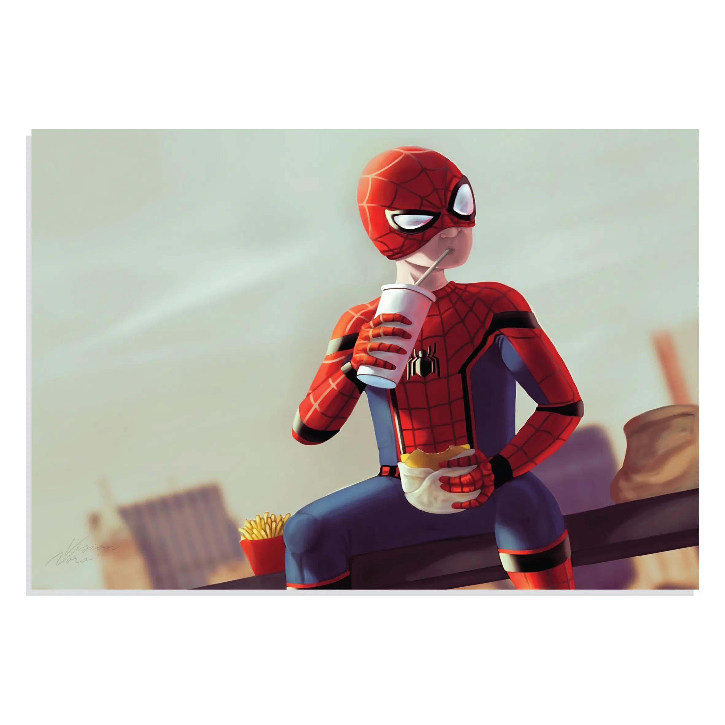 پوستر طرح مرد عنکبوتی Spider Man مدل NV0186