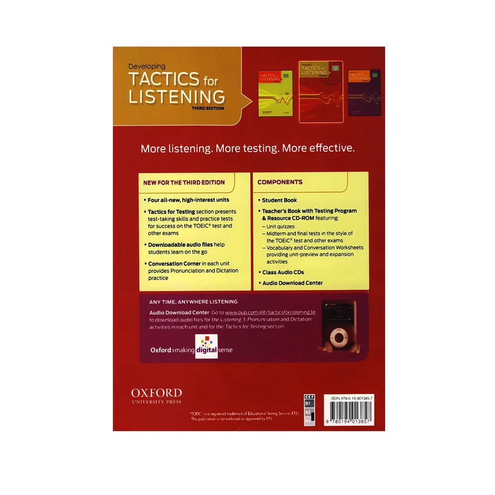 کتاب Developing Tactics For Listening Third Edition اثر Jack C.Richards and Grant Trew انتشارات سپاهان — تصویر 2