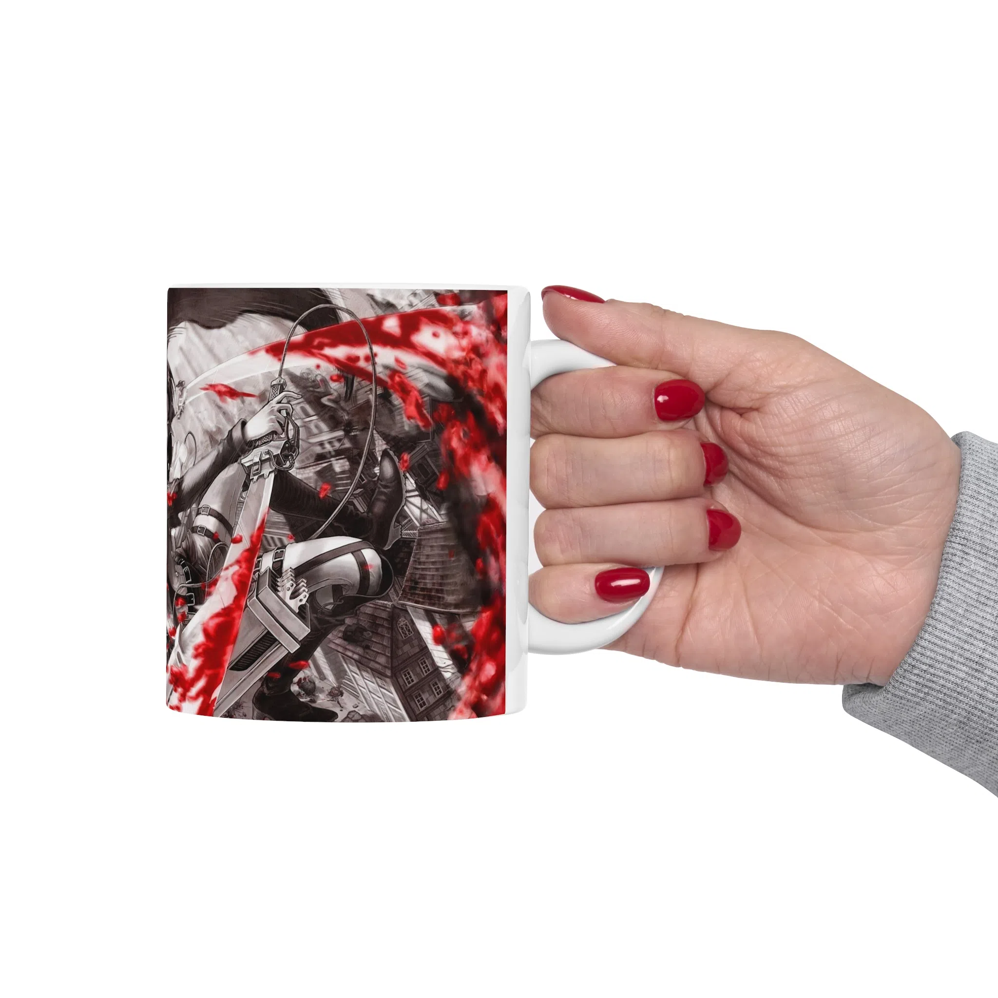 ماگ طرح انیمه اتک ان تایتان Attack on the Titan مدل NM2537 — تصویر 5