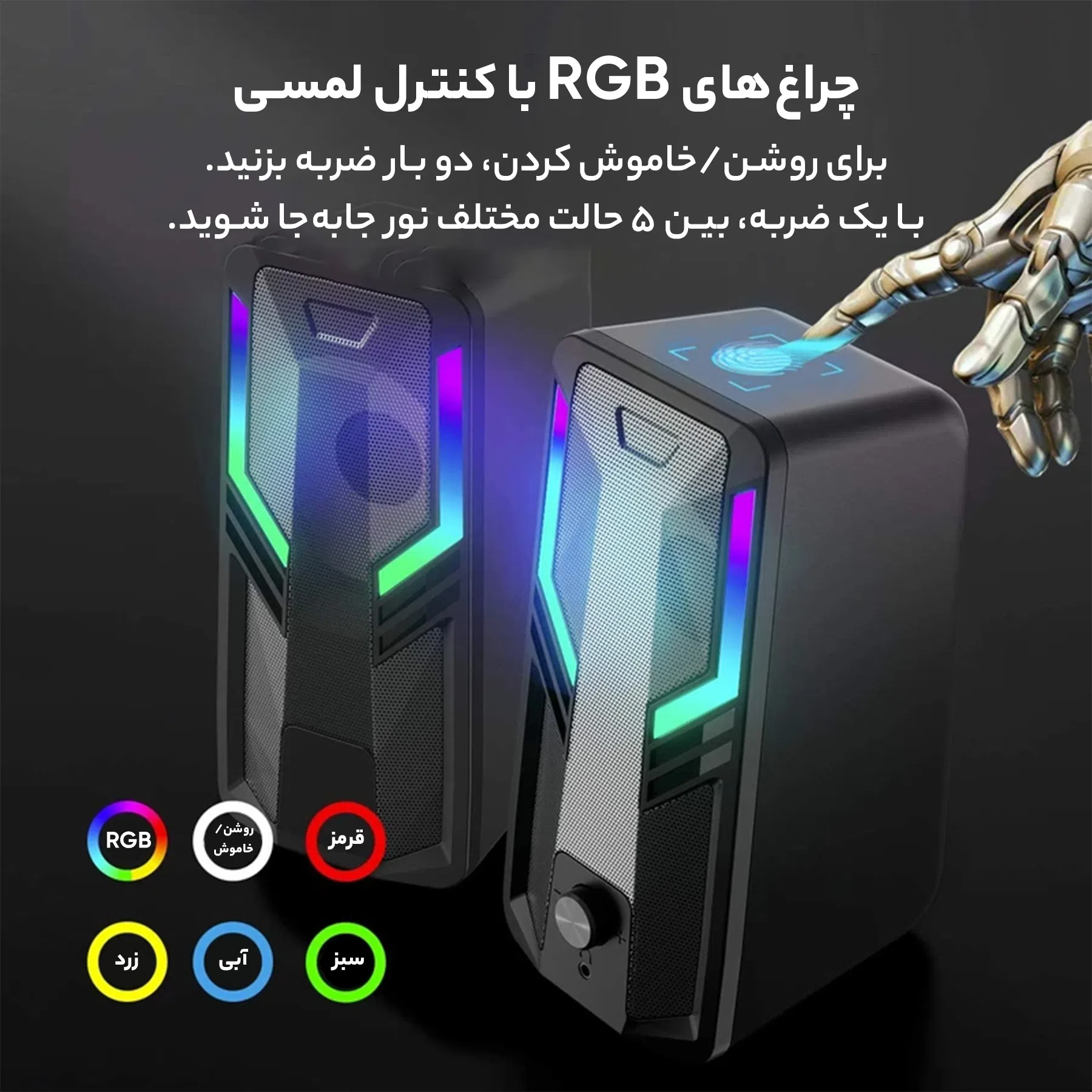 اسپیکر دسکتاپ اونیکوما مدل G6 — تصویر 18