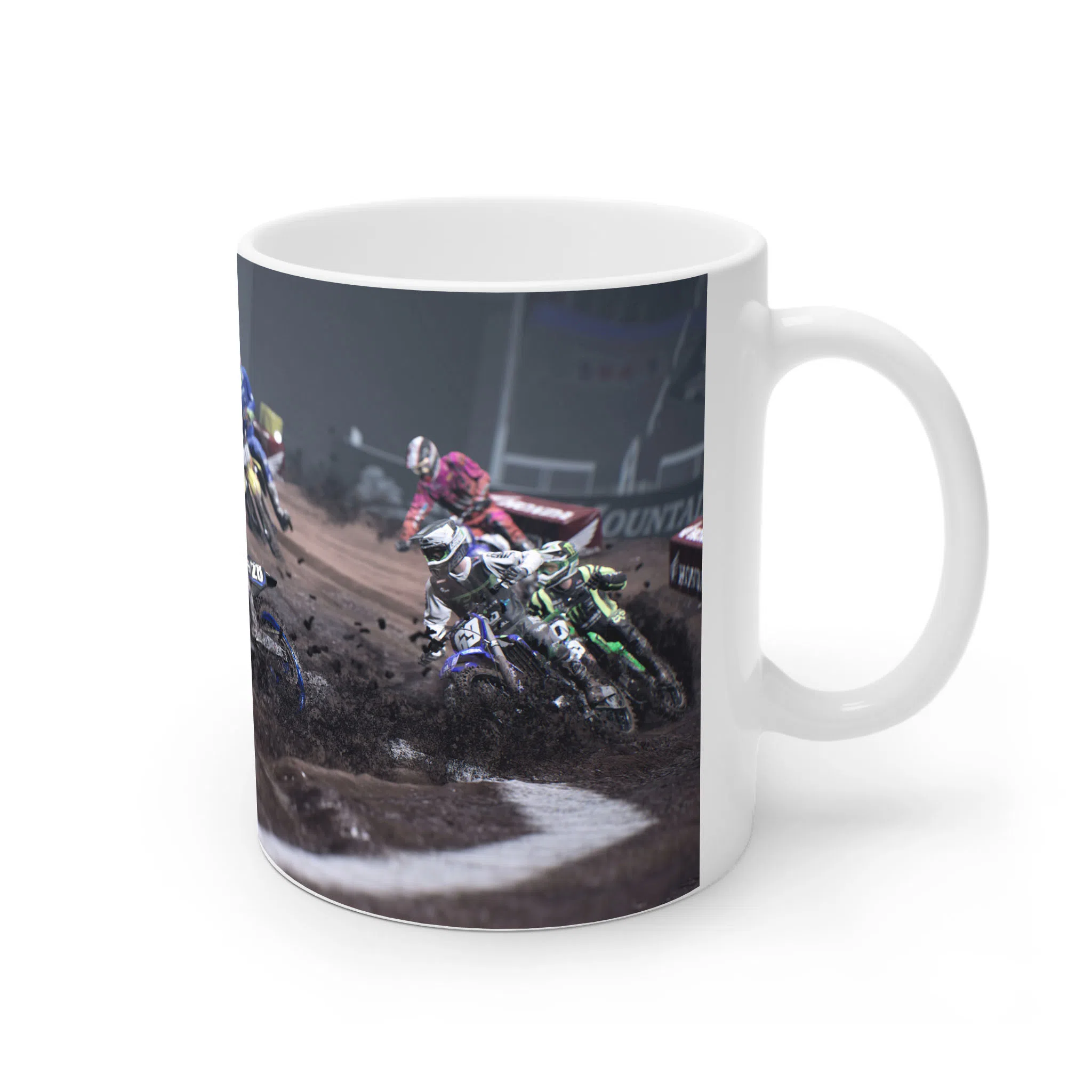 ماگ لیمینات طرح بازی Monster Energy Supercross Game کد NM8400 — تصویر 2