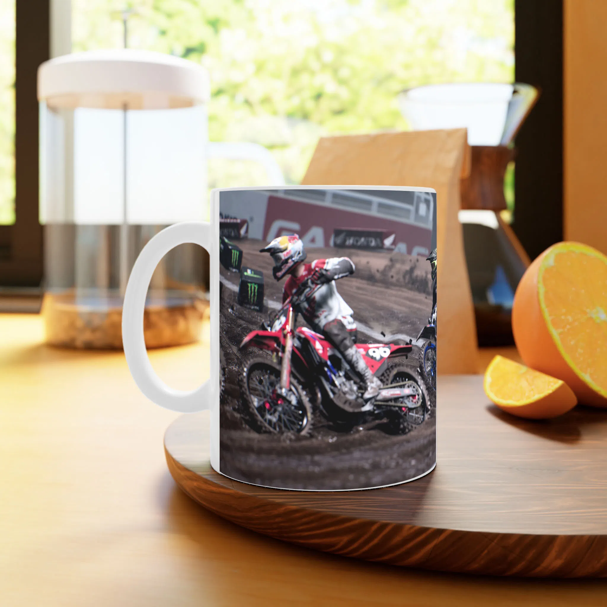 ماگ لیمینات طرح بازی Monster Energy Supercross Game کد NM8400 — تصویر 3