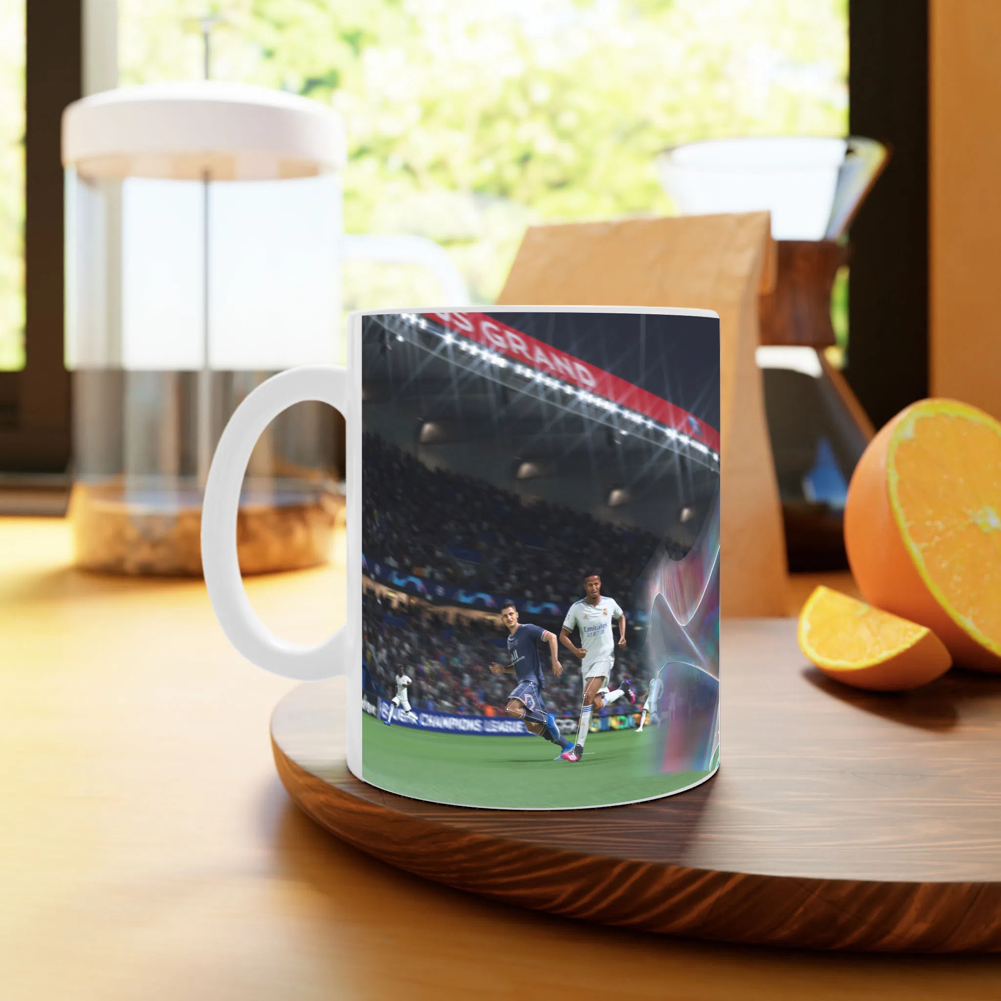 ماگ لیمینات طرح بازی فیفا FIFA Game کد NM7224 — تصویر 2