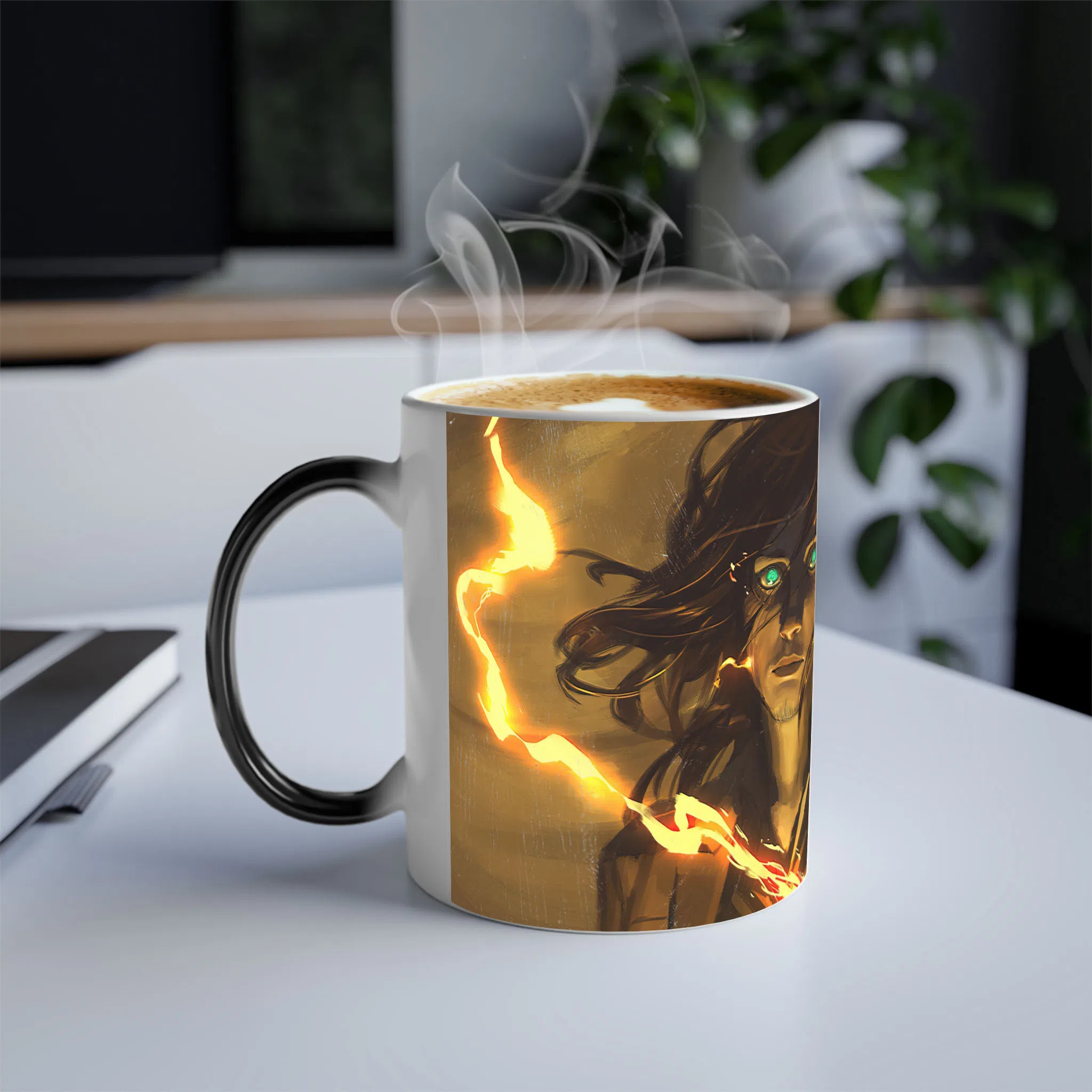 ماگ حرارتی لیمینات طرح انیمه حمله به غول ها - Shingeki no Kyojin - Attack on Titan - Eren Jaeger کد NM0487 — تصویر 2