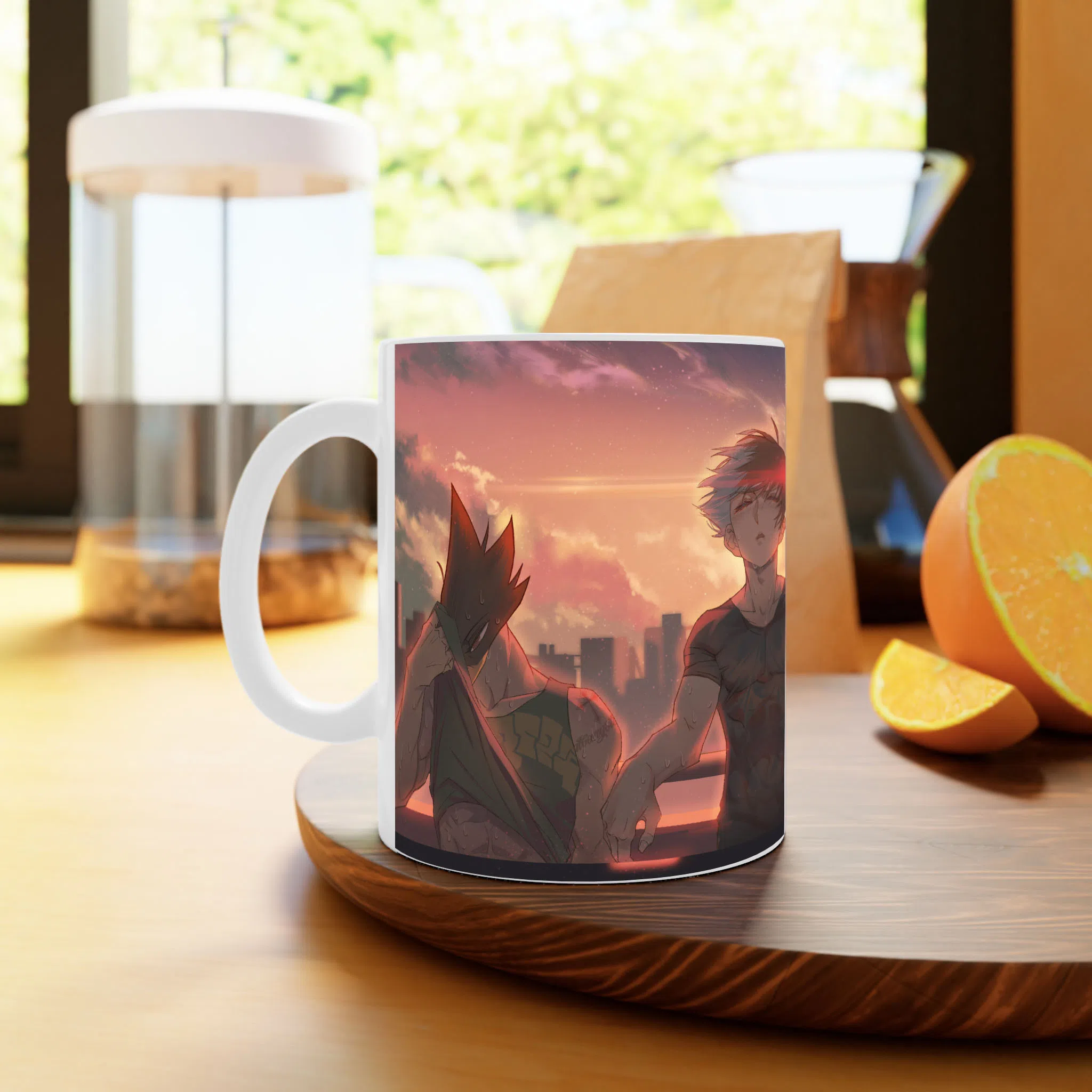 ماگ لیمینات طرح انیمه My Hero Academia کد NM0981 — تصویر 3