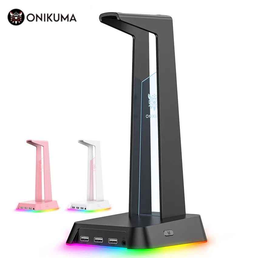 پایه نگهدارنده هدفون اونیکوما مدل USB هاب کد st-2 — تصویر 3