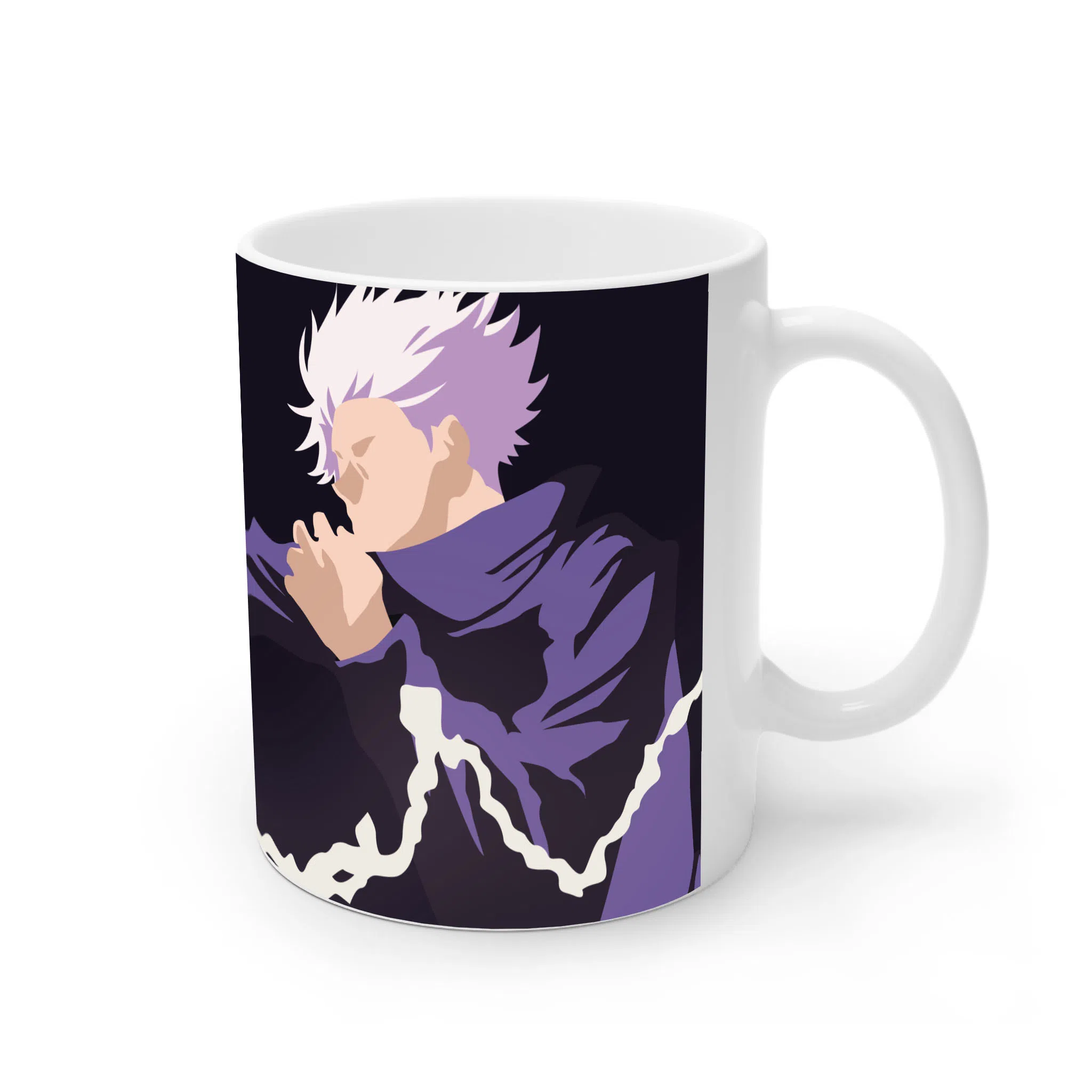 ماگ لیمینات طرح انیمه جوجوتسو کایسن Jujutsu Kaisen Gojo Satoru کد NM0900 — تصویر 2