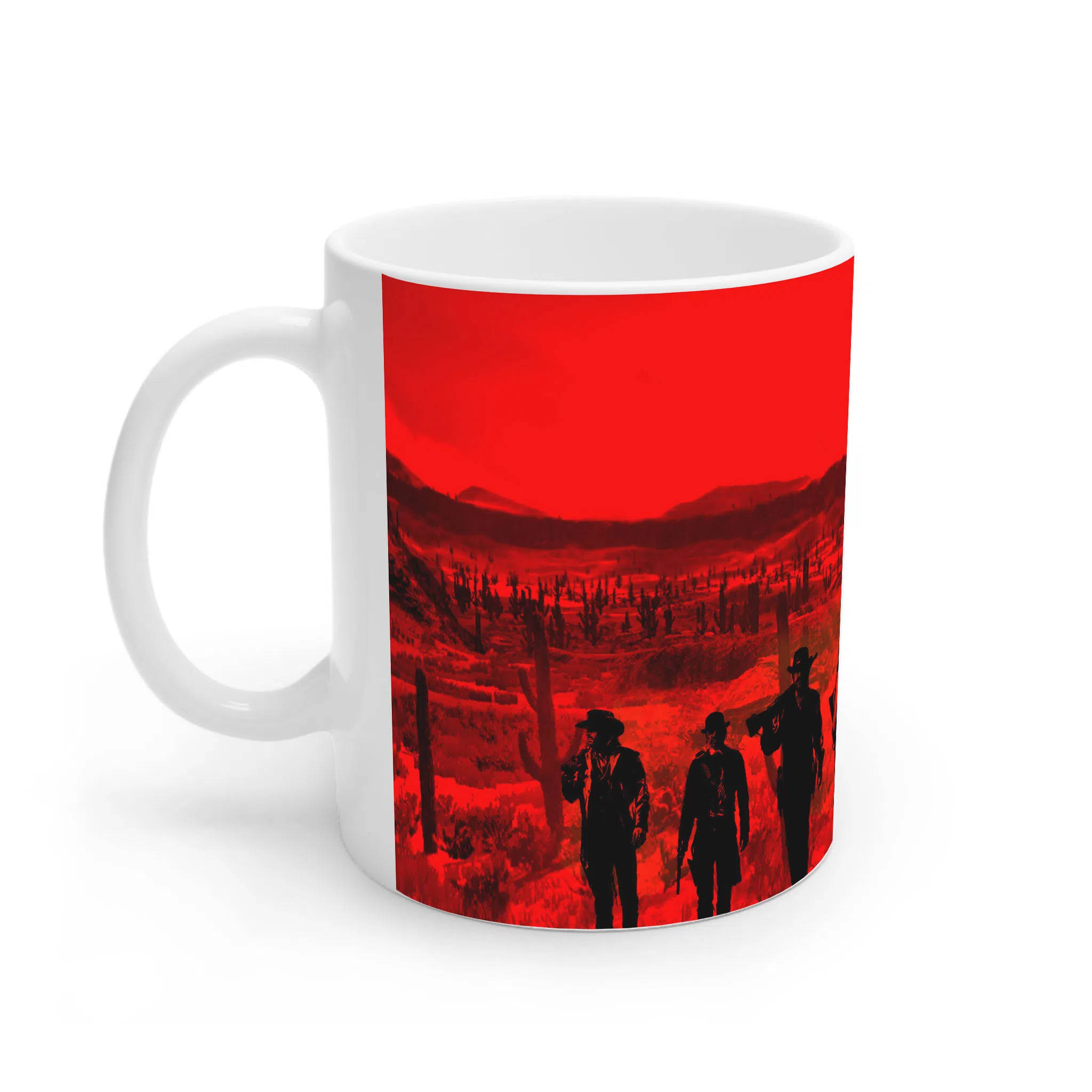 ماگ لیمینات طرح بازی Red Dead Redemption Game کد NM9264 — تصویر 2