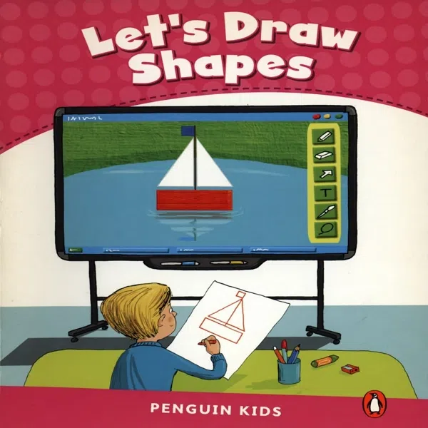 کتاب Lets Draw Shapes CLIL AmE اثرPearson Education انتشارات پنگوئین