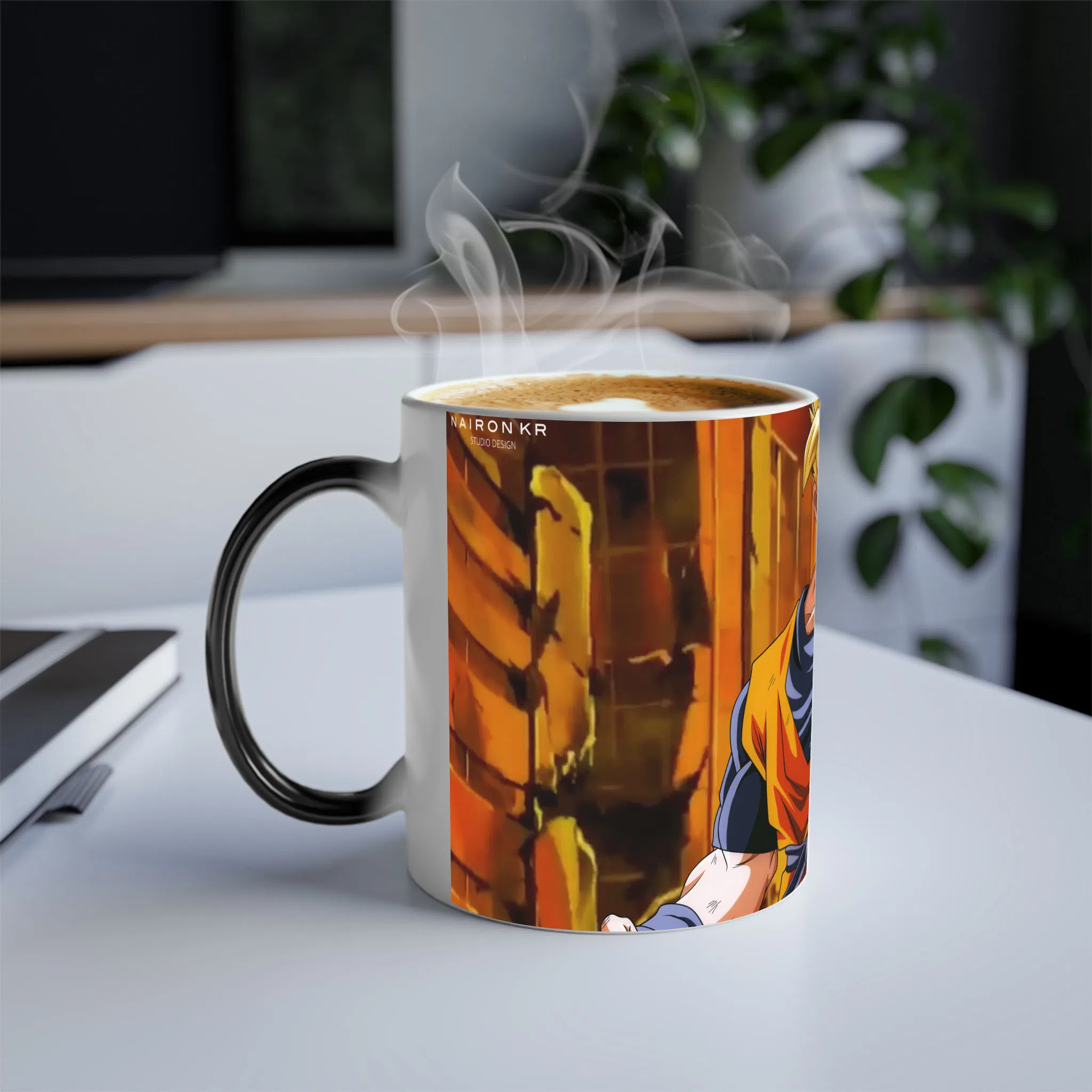 ماگ حرارتی لیمینات طرح انیمه دراگون بال - Dragon Ball کد NM0759 — تصویر 3