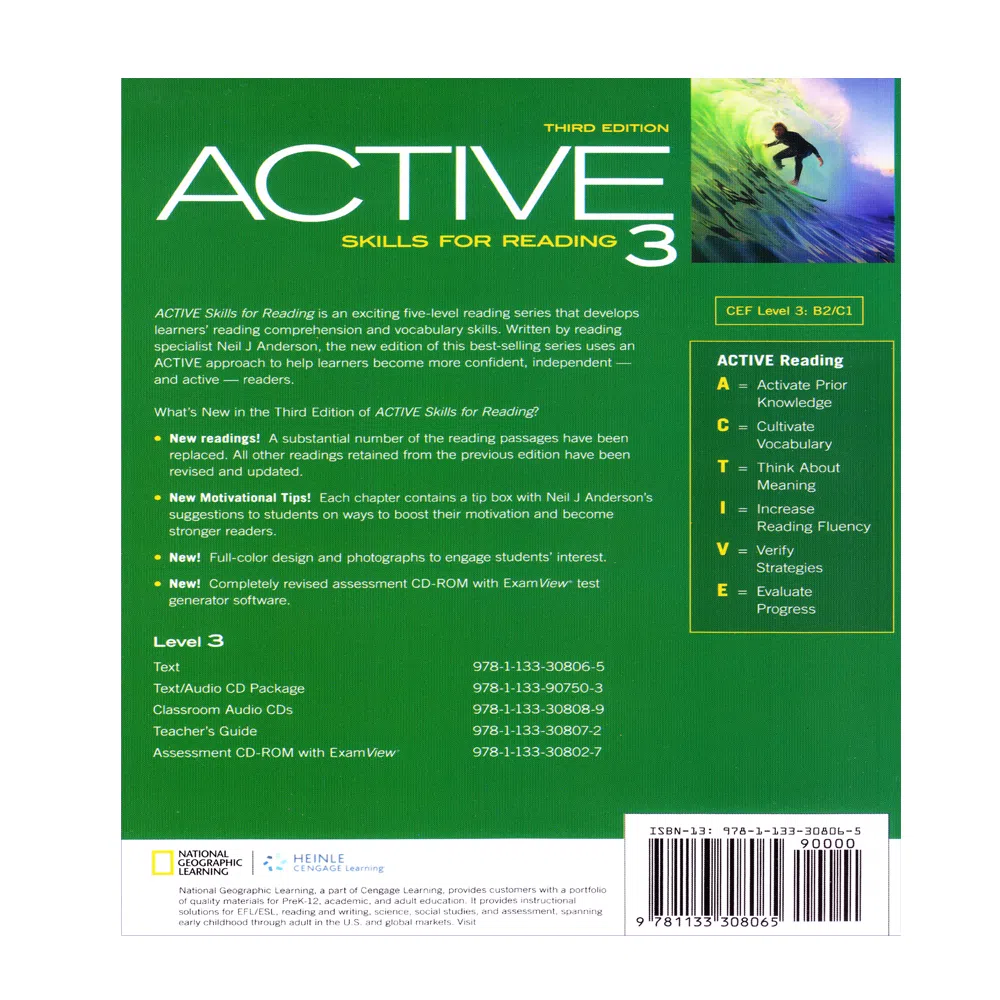 کتاب Active Skills For Reading اثر Neil J Anderson انتشارات آرماندیس جلد 3 و 4 — تصویر 2
