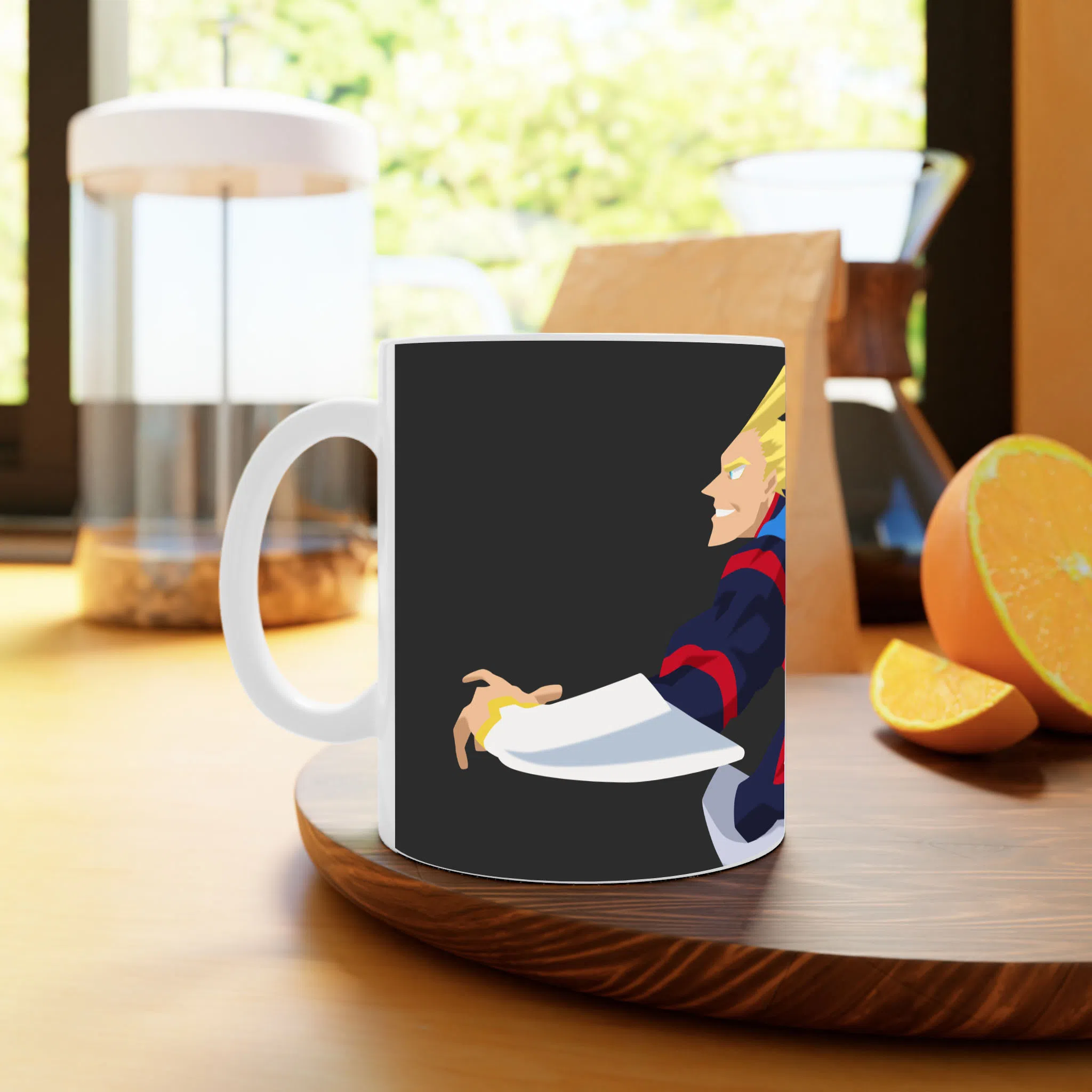 ماگ لیمینات طرح انیمه My Hero Academia Allmight کد NM0986 — تصویر 3