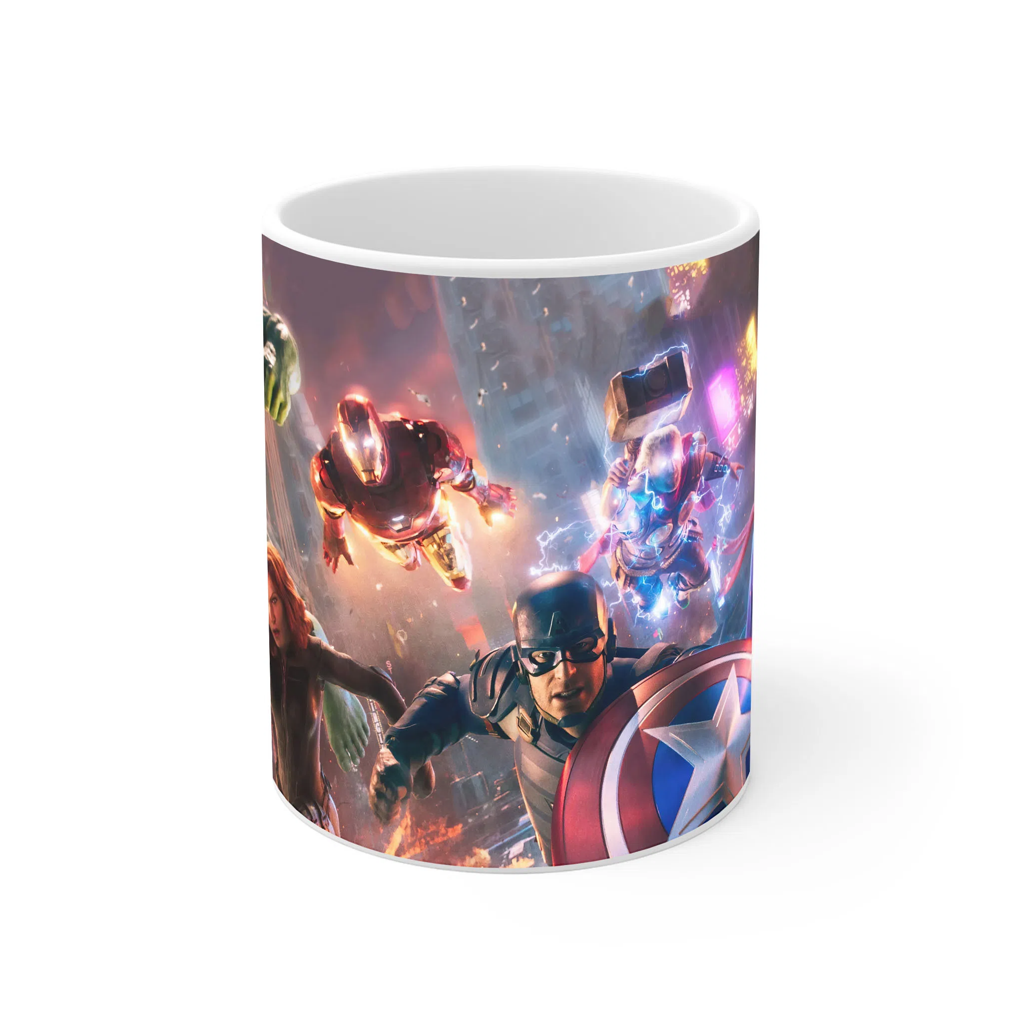 ماگ لیمینات طرح بازی Marvel’s Avengers انتقامجویان در صحنه نبرد کد NM8325