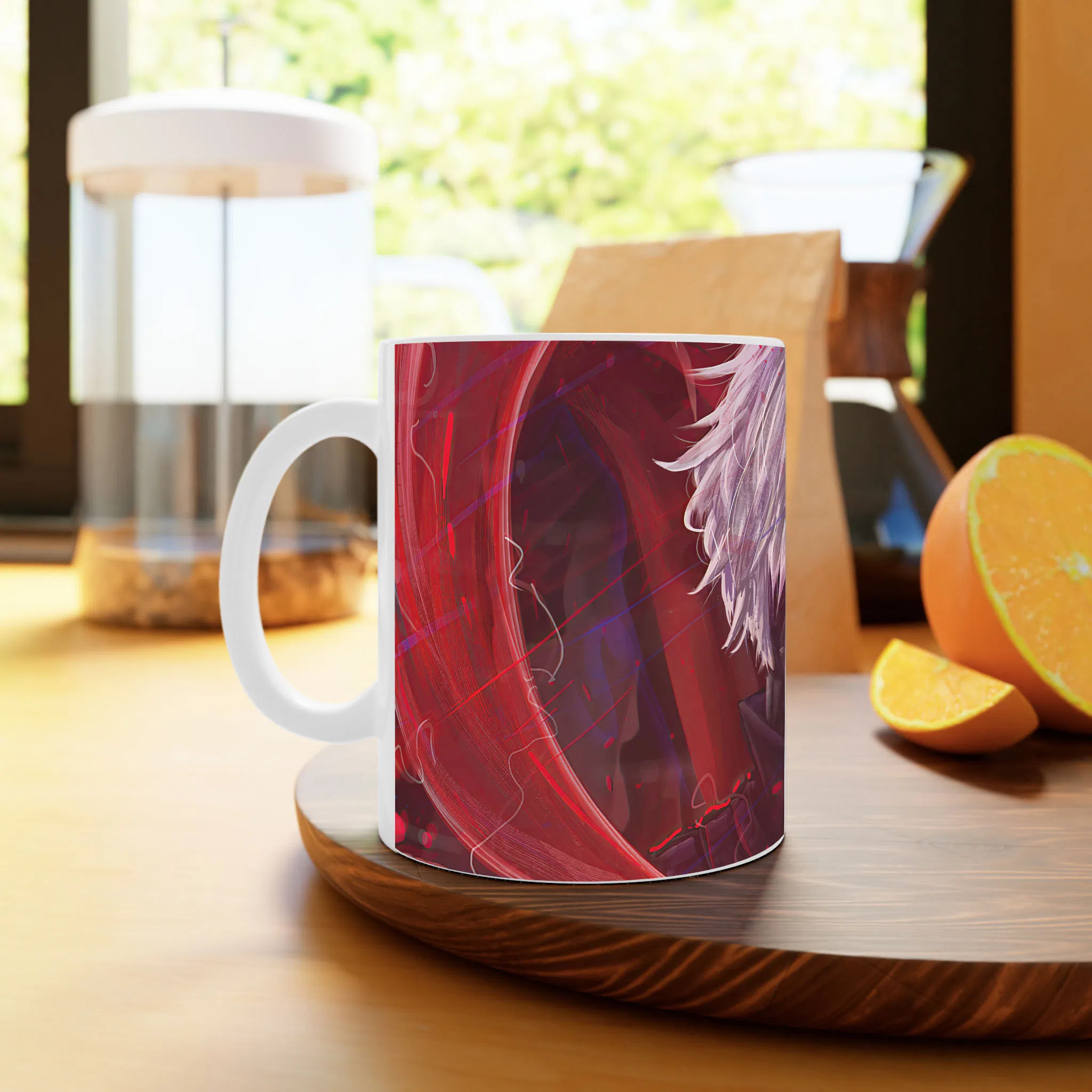 ماگ لیمینات طرح انیمه توکیو غول - Tokyo ghoul کد NM3535 — تصویر 3
