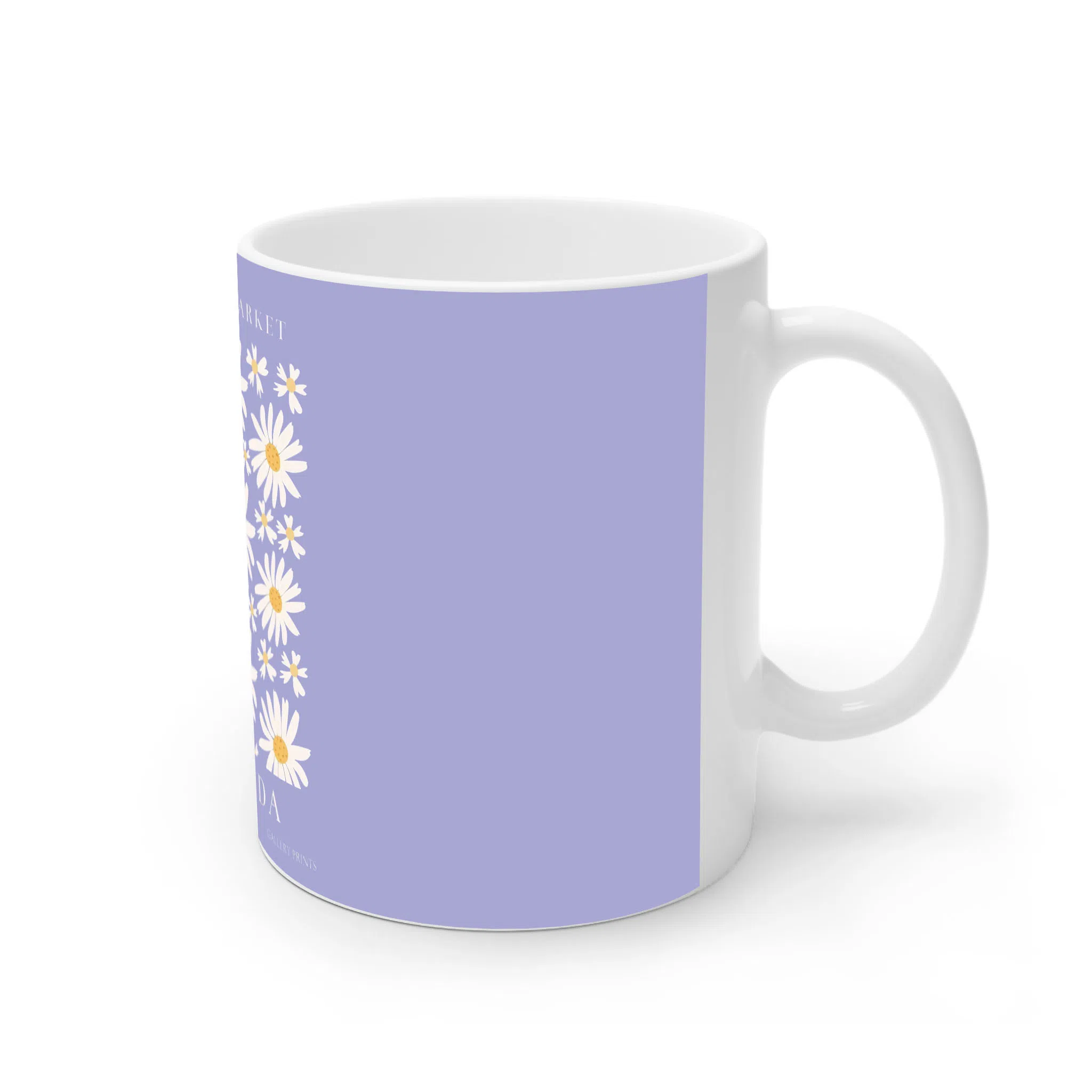 ماگ لیمینات طرح گل کارت پستالی کد NM15352 — تصویر 2