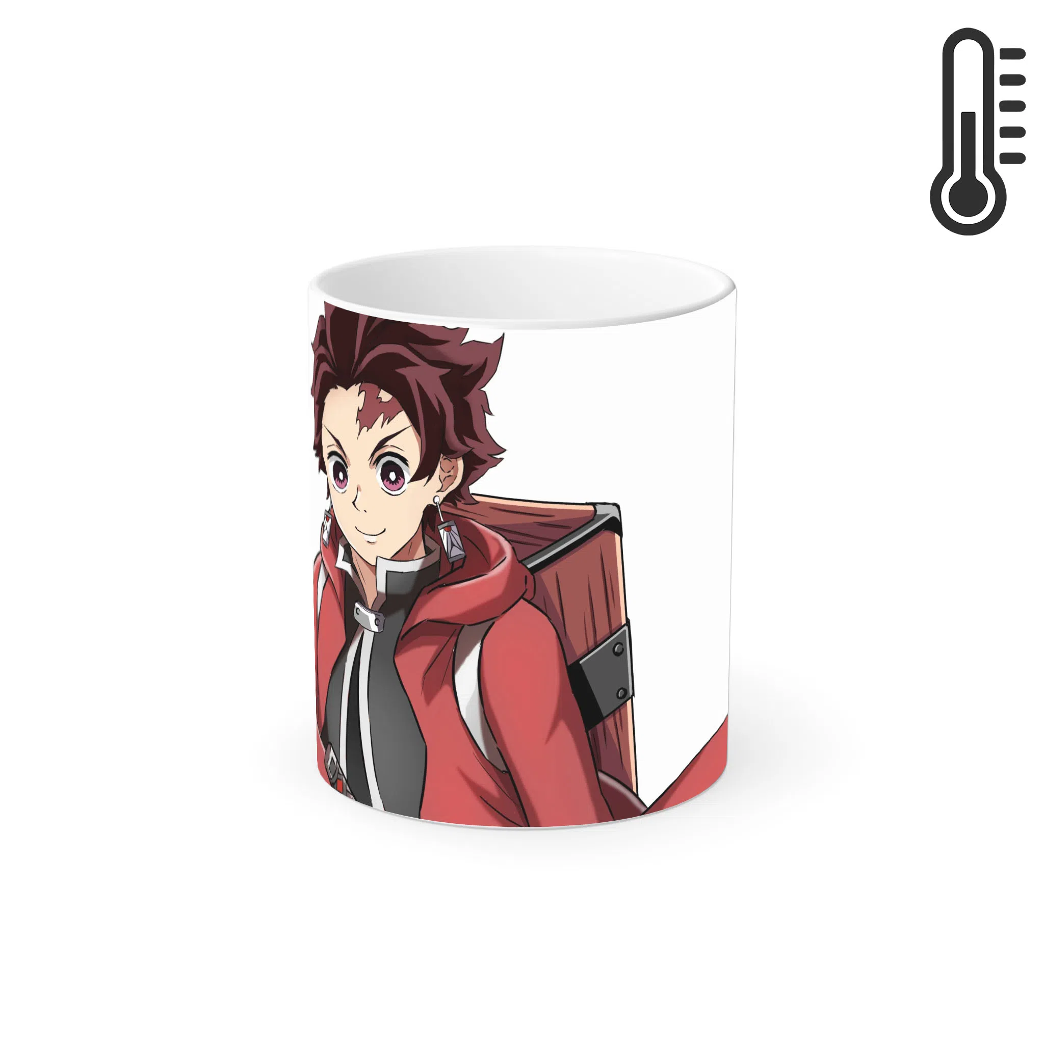 ماگ حرارتی لیمینات طرح انیمه شیطان کش تانجیرو - Tanjiro - Kimetsu no Yaiba - Demon Slayer کد NM0682