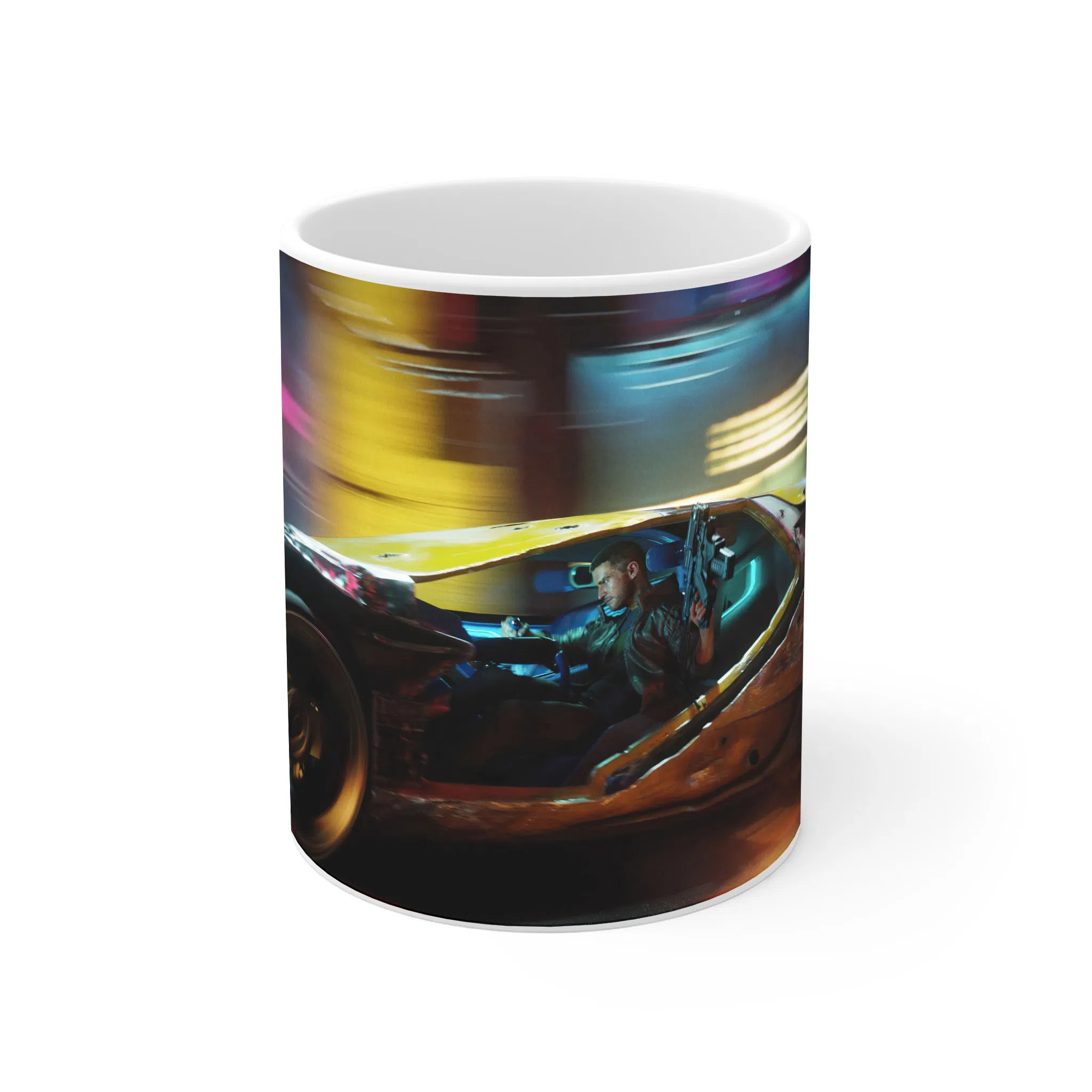ماگ لیمینات طرح بازی سایبرپانک Cyberpunk 2077 Game کد NM6615 — تصویر 2