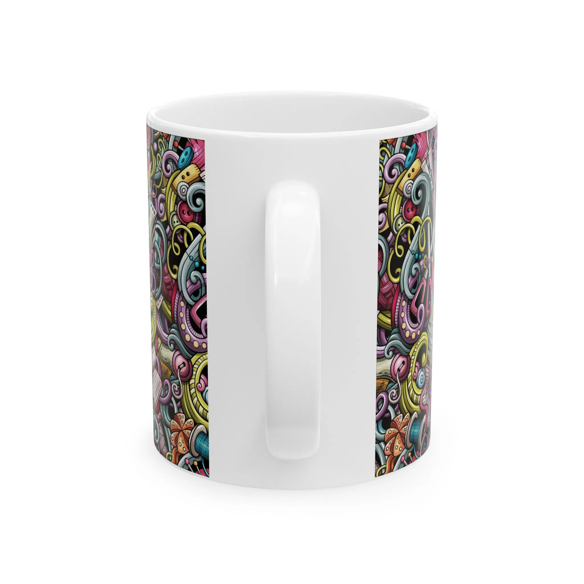 ماگ طرح نخ و خیاطی مدل NM3291 — تصویر 7